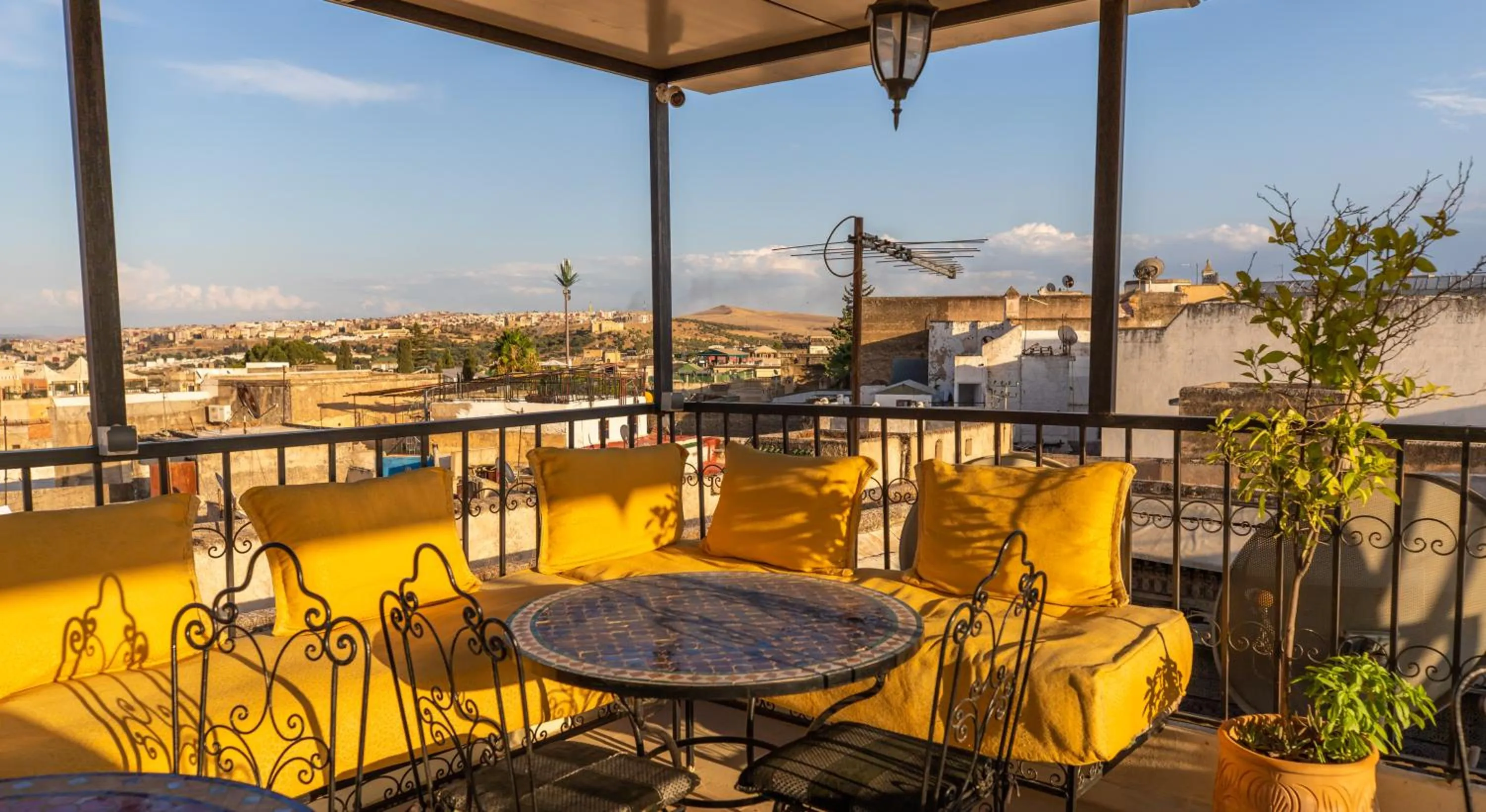 Balcony/Terrace in Riad Dar Tahri & SPA
