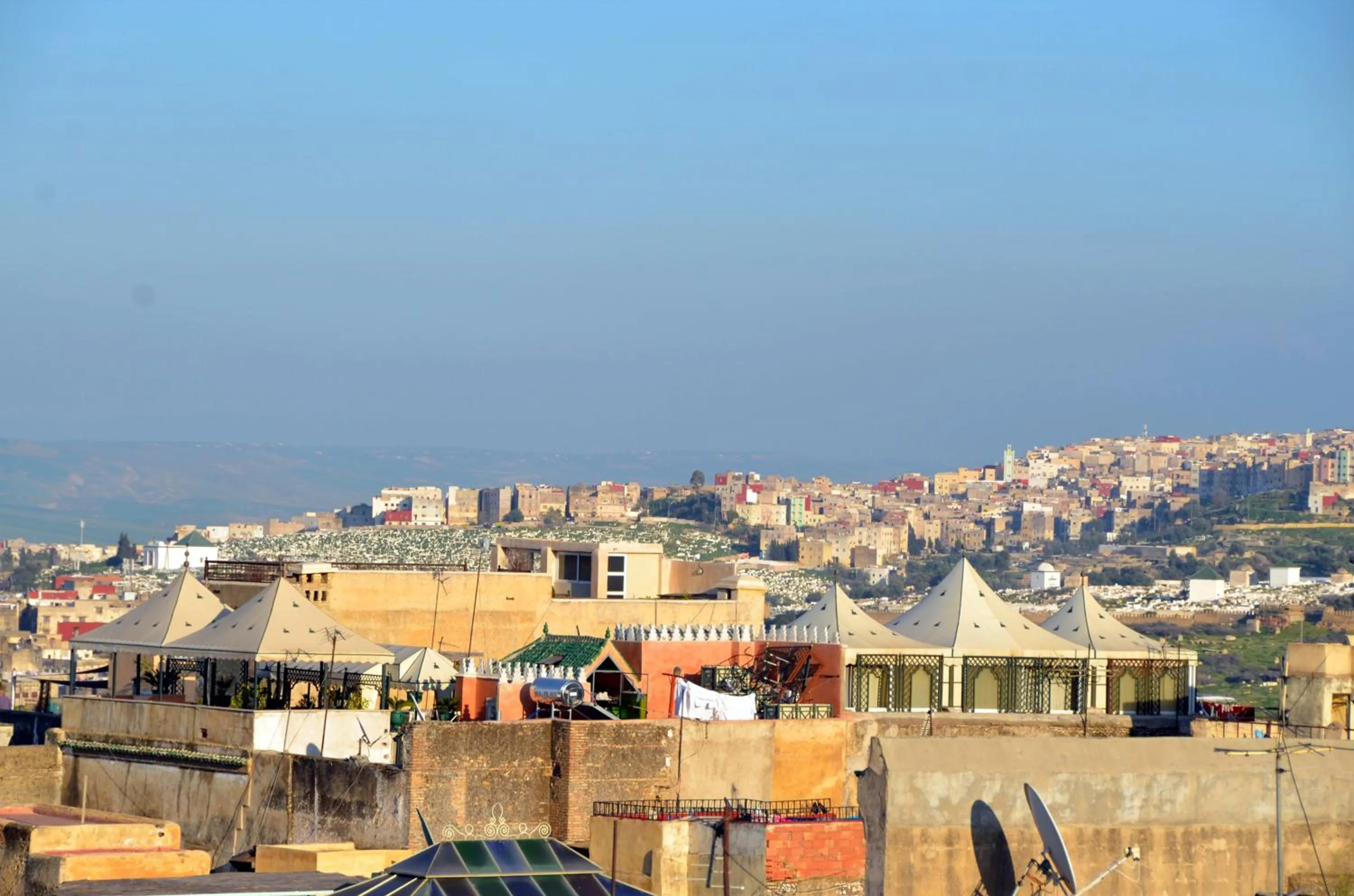 Balcony/Terrace in Riad Dar Tahri & SPA
