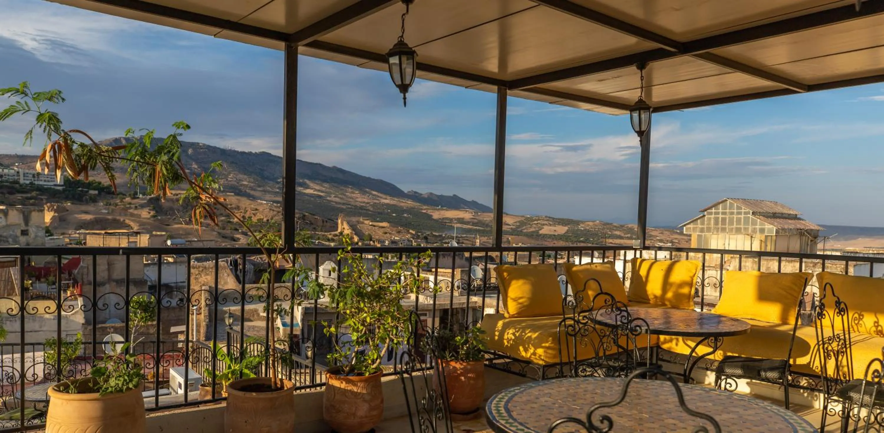 Balcony/Terrace in Riad Dar Tahri & SPA