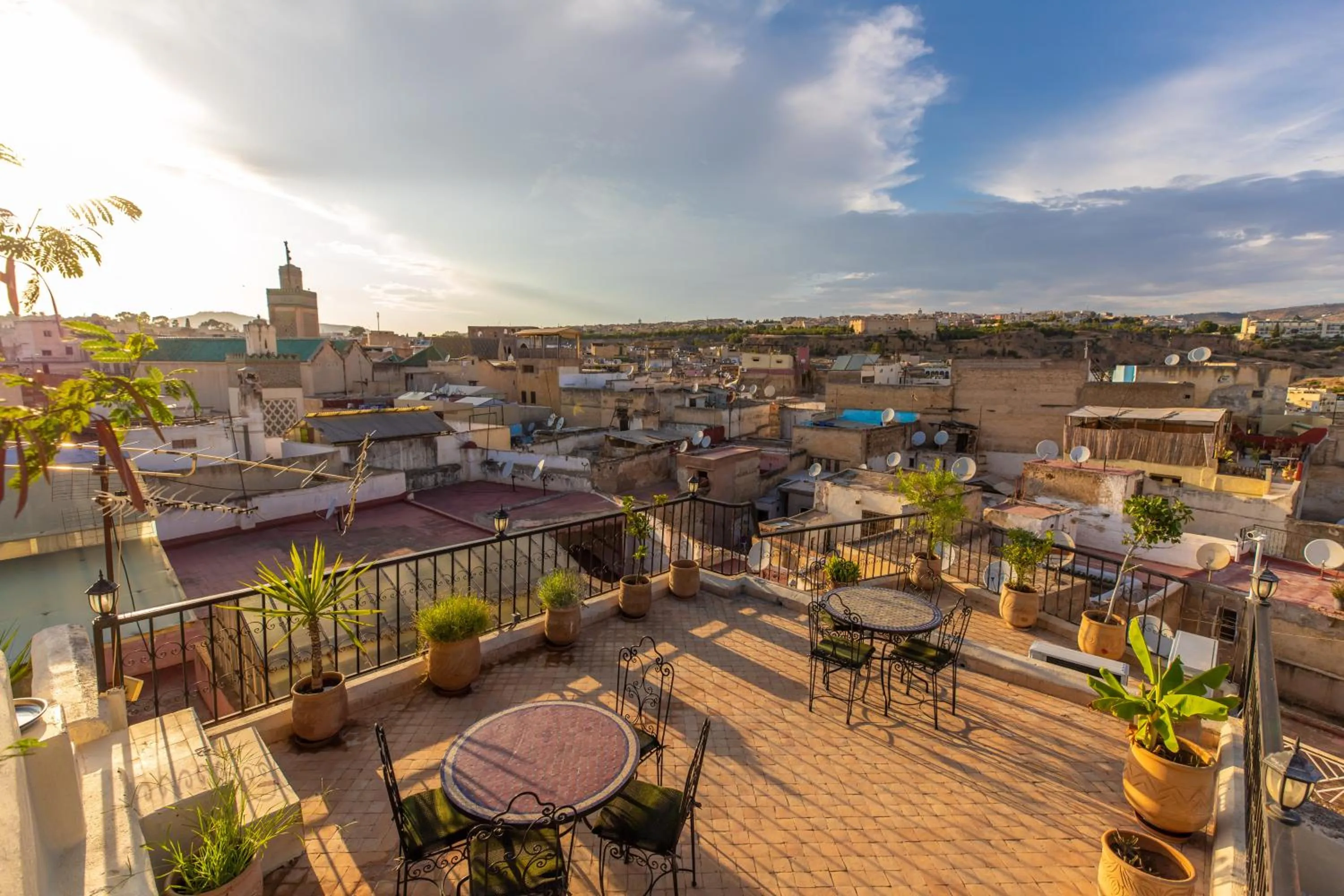 Balcony/Terrace in Riad Dar Tahri & SPA