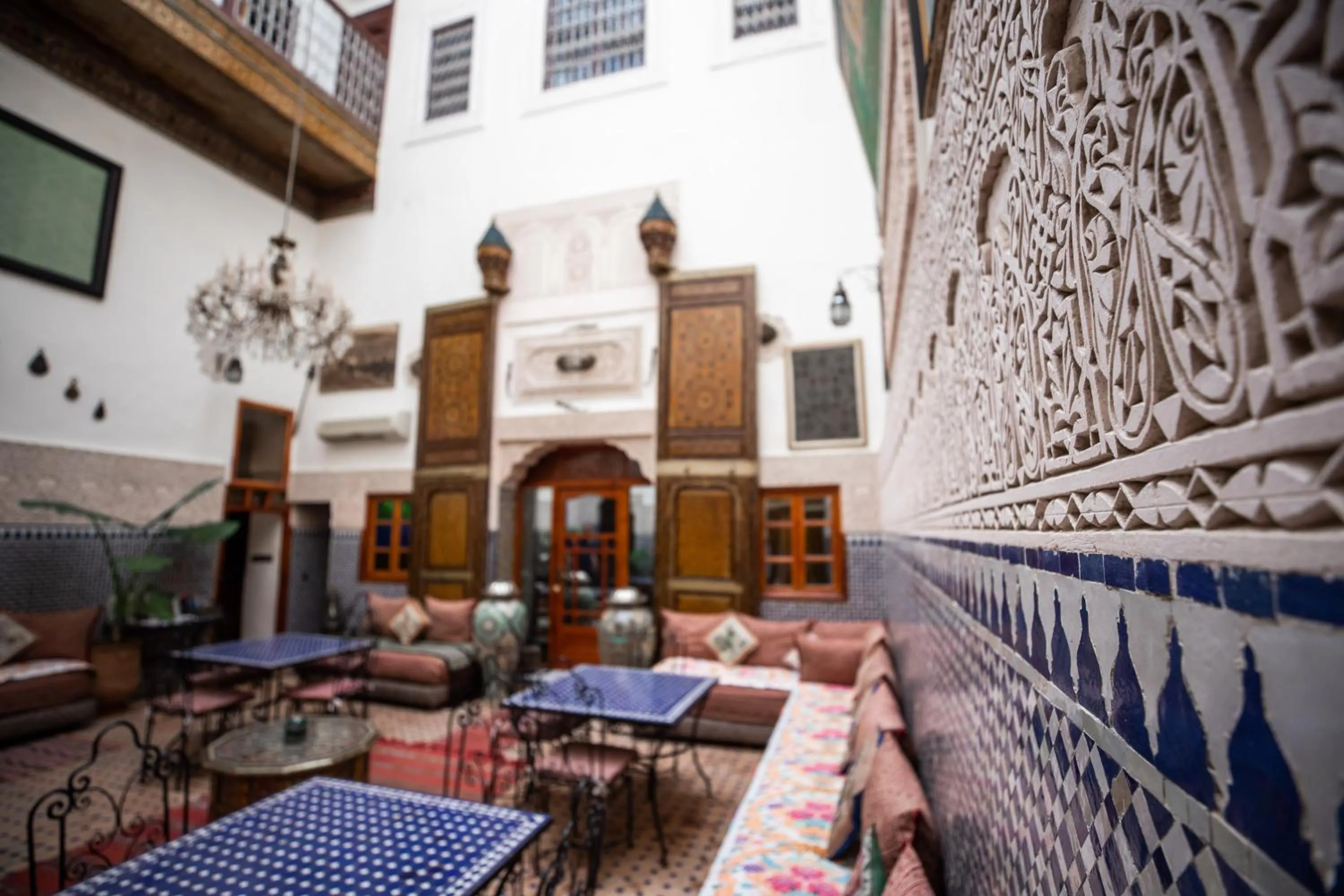 Patio in Riad Dar Tahri & SPA