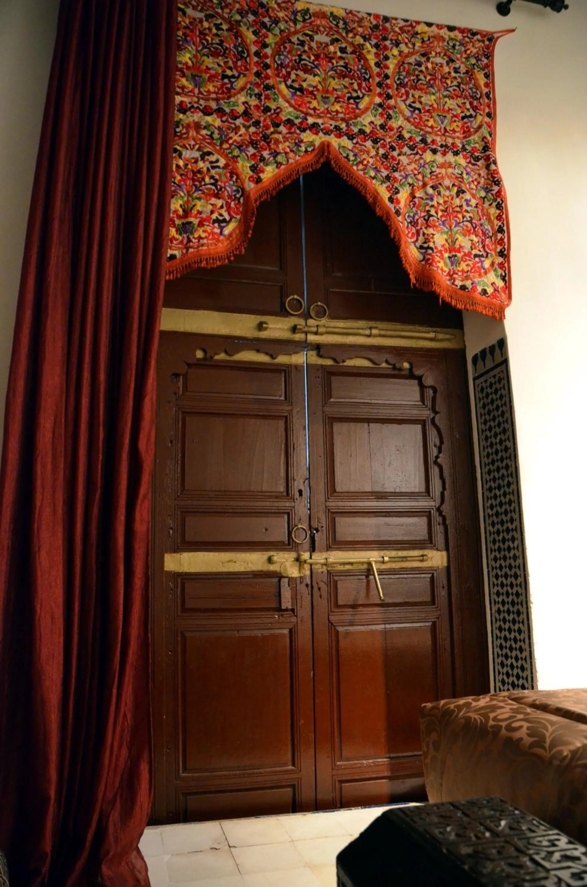 Decorative detail in Riad Dar Tahri & SPA