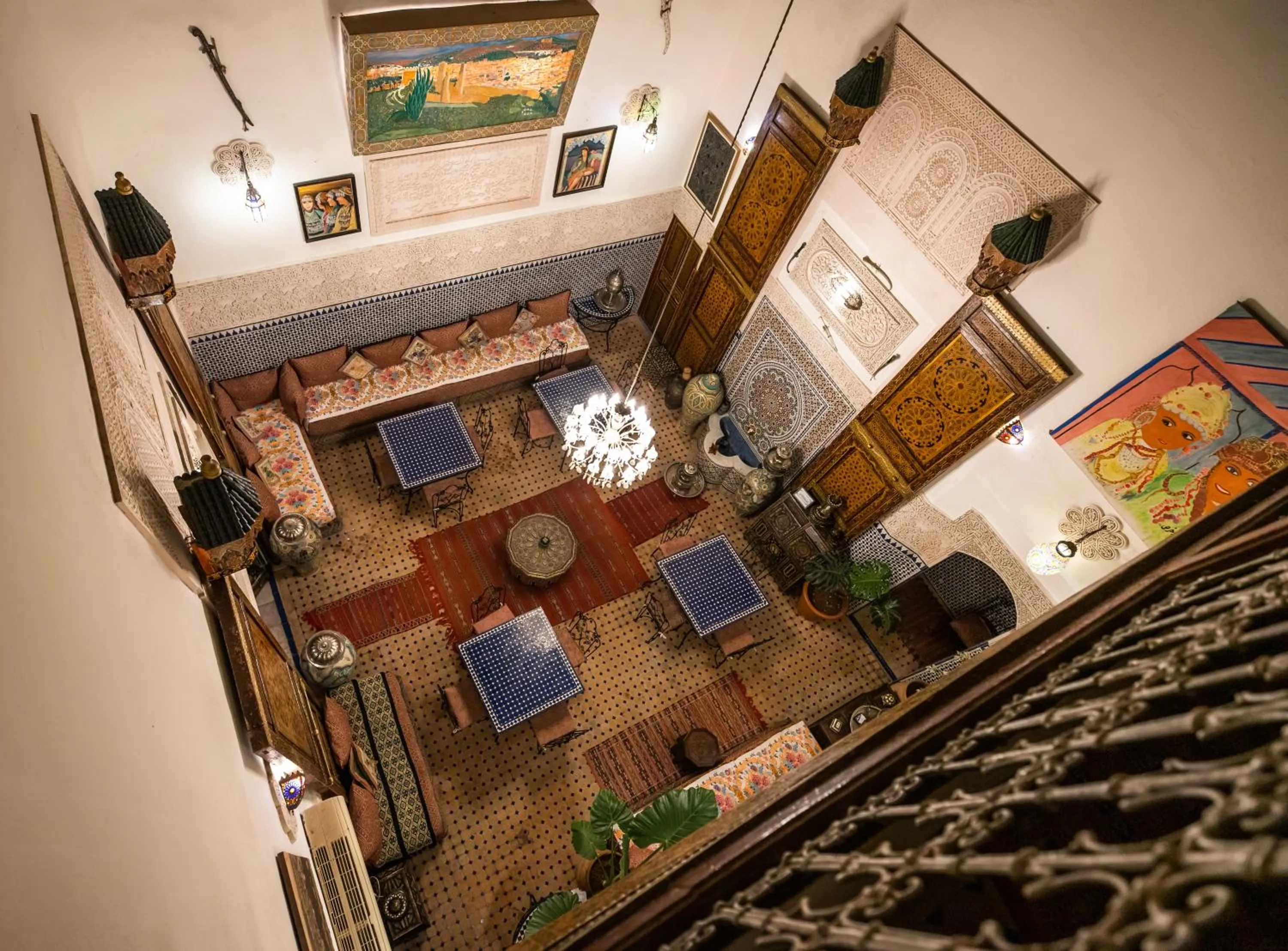 Balcony/Terrace in Riad Dar Tahri & SPA