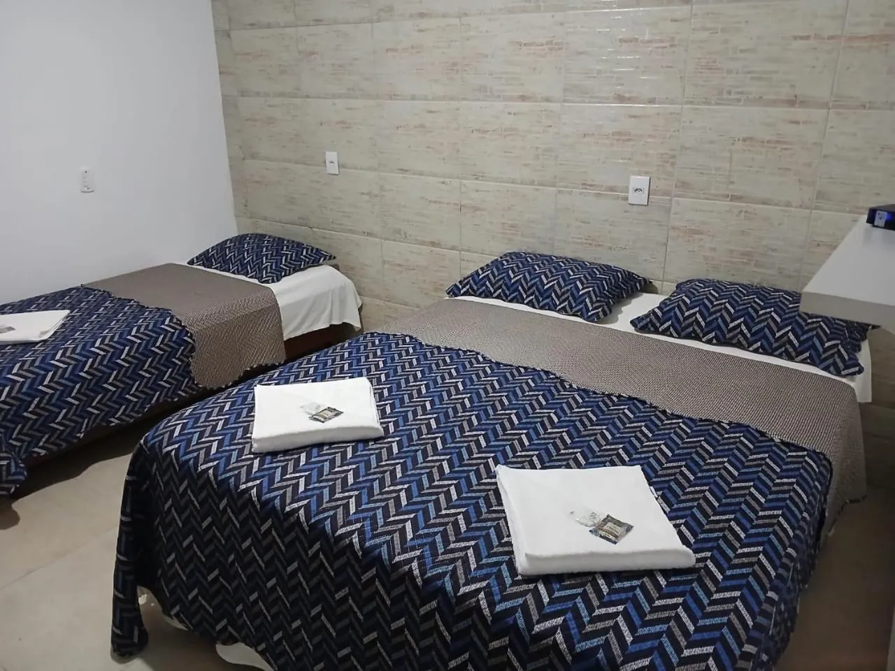 Bed in Pousada do DIDI