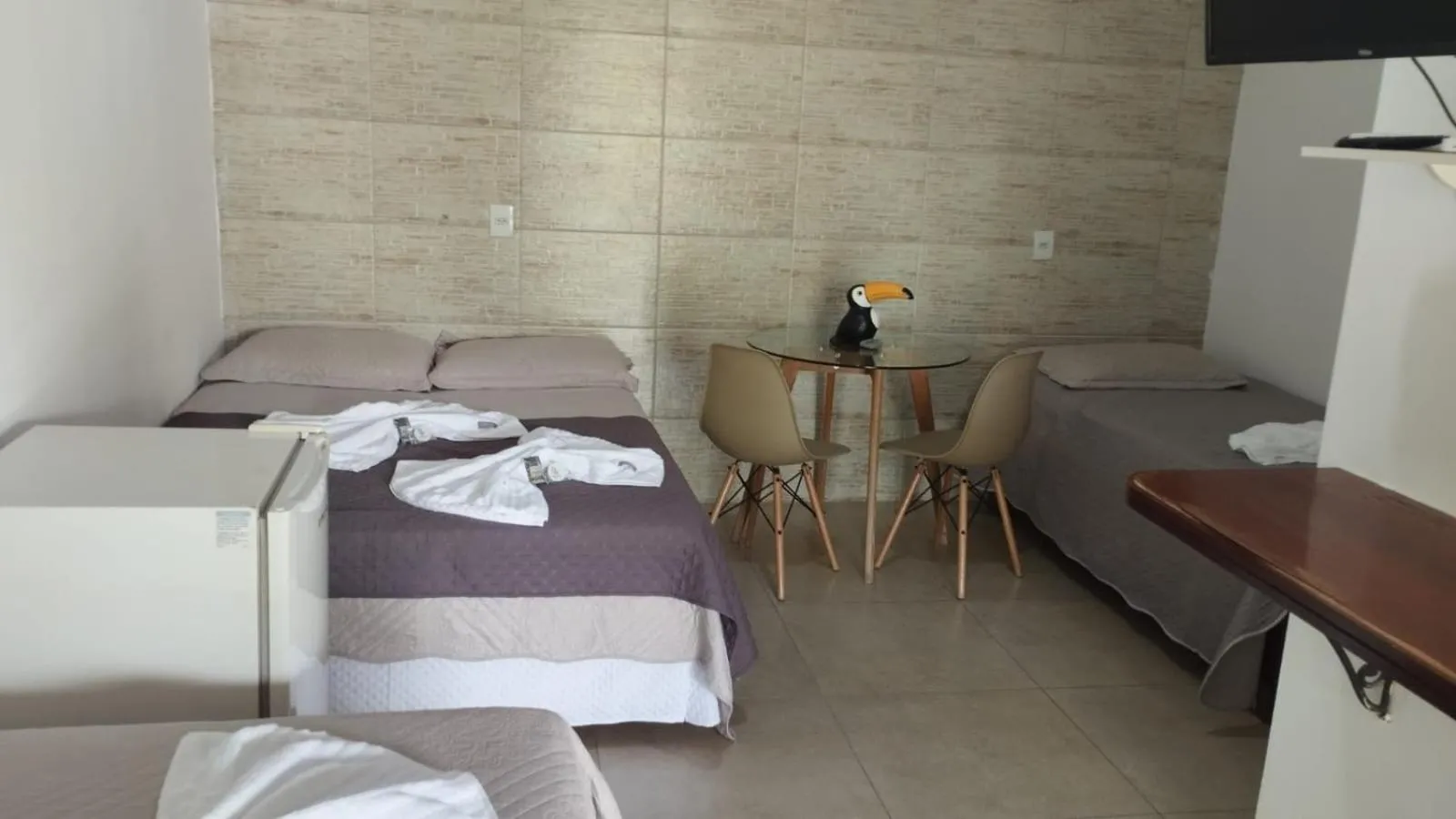 Bed in Pousada do DIDI