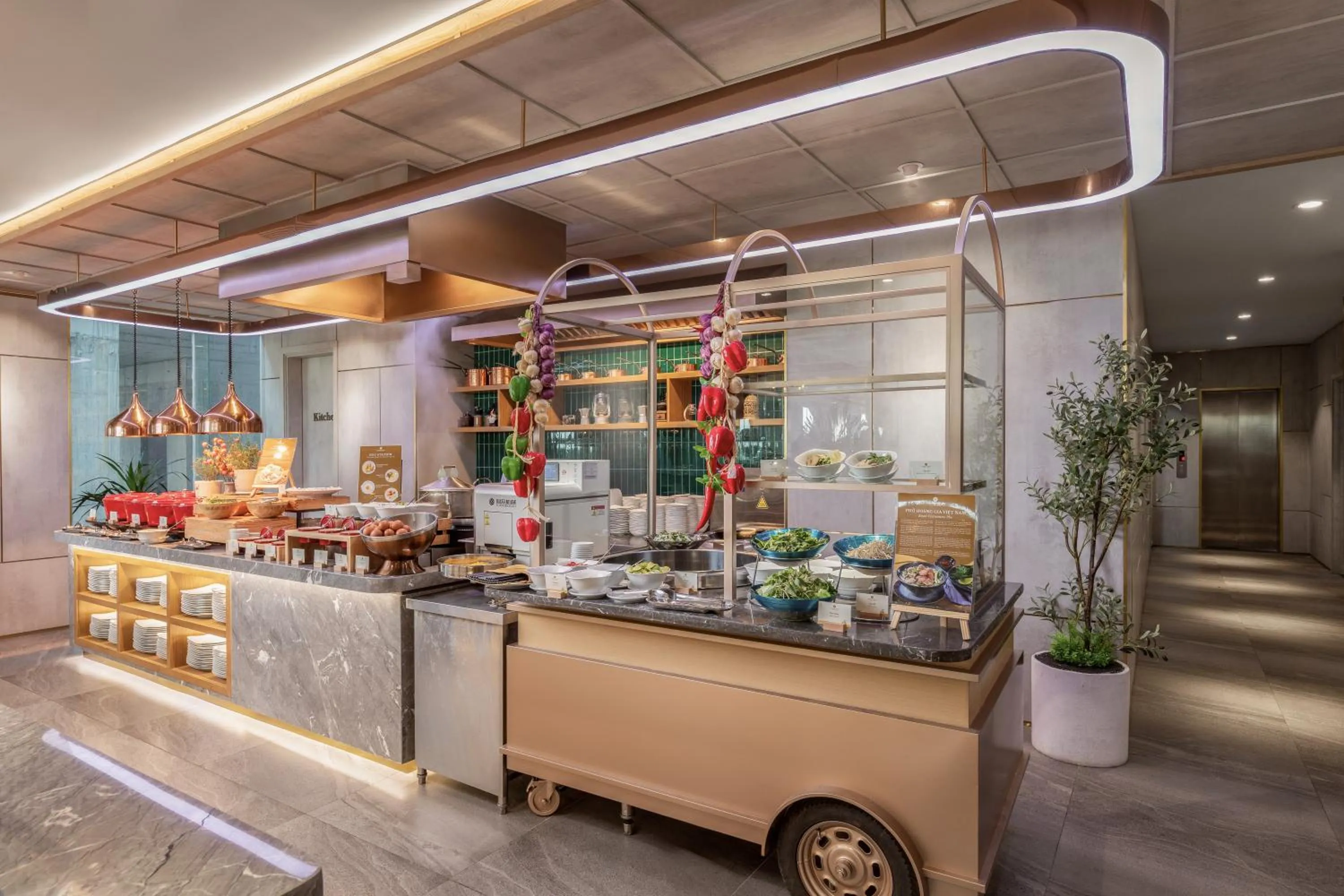 Buffet breakfast in PHUC LONG LUXURY Danang