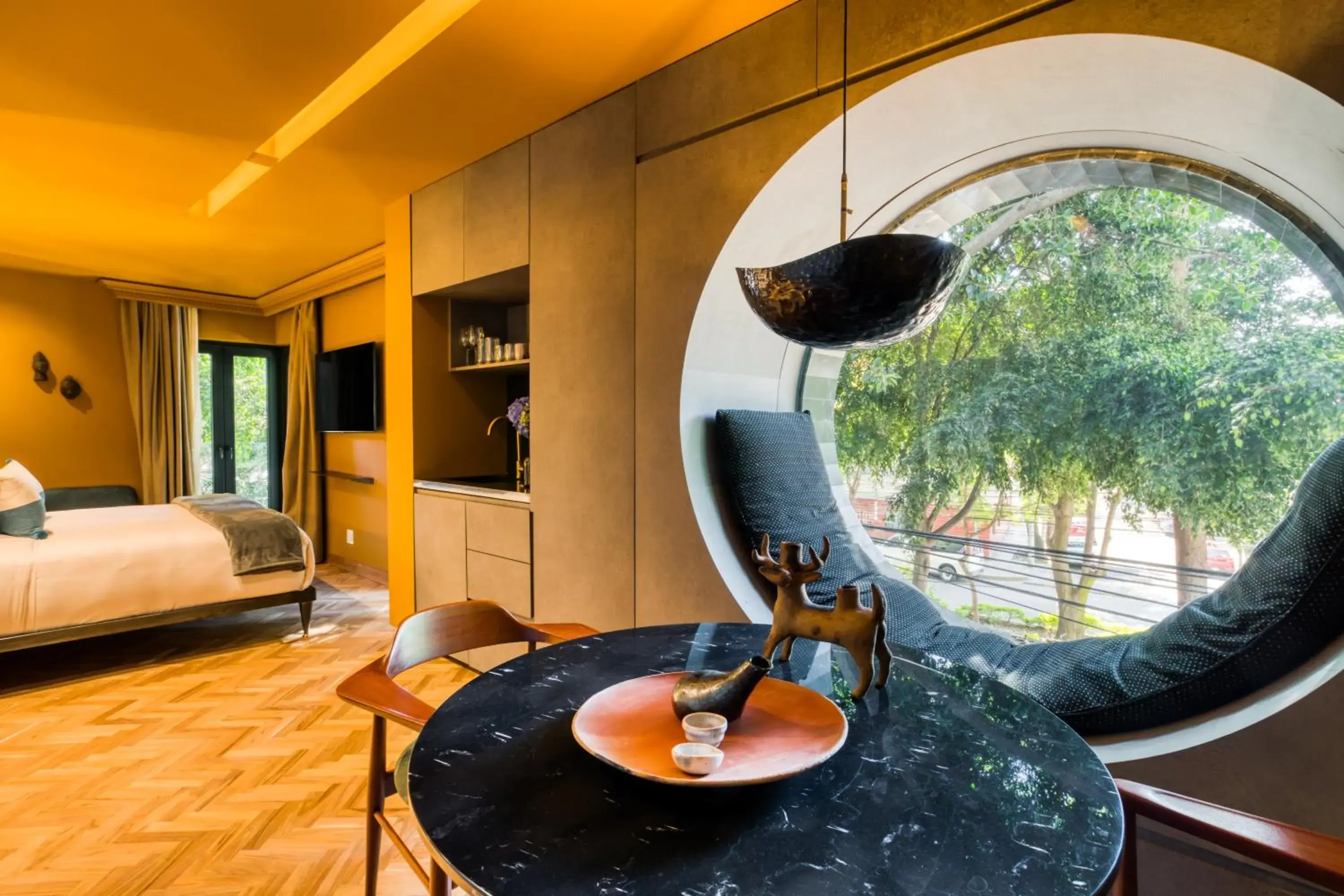 Dining area, Bed in El Alfonsa Dining area, Bed in El Alfonsa