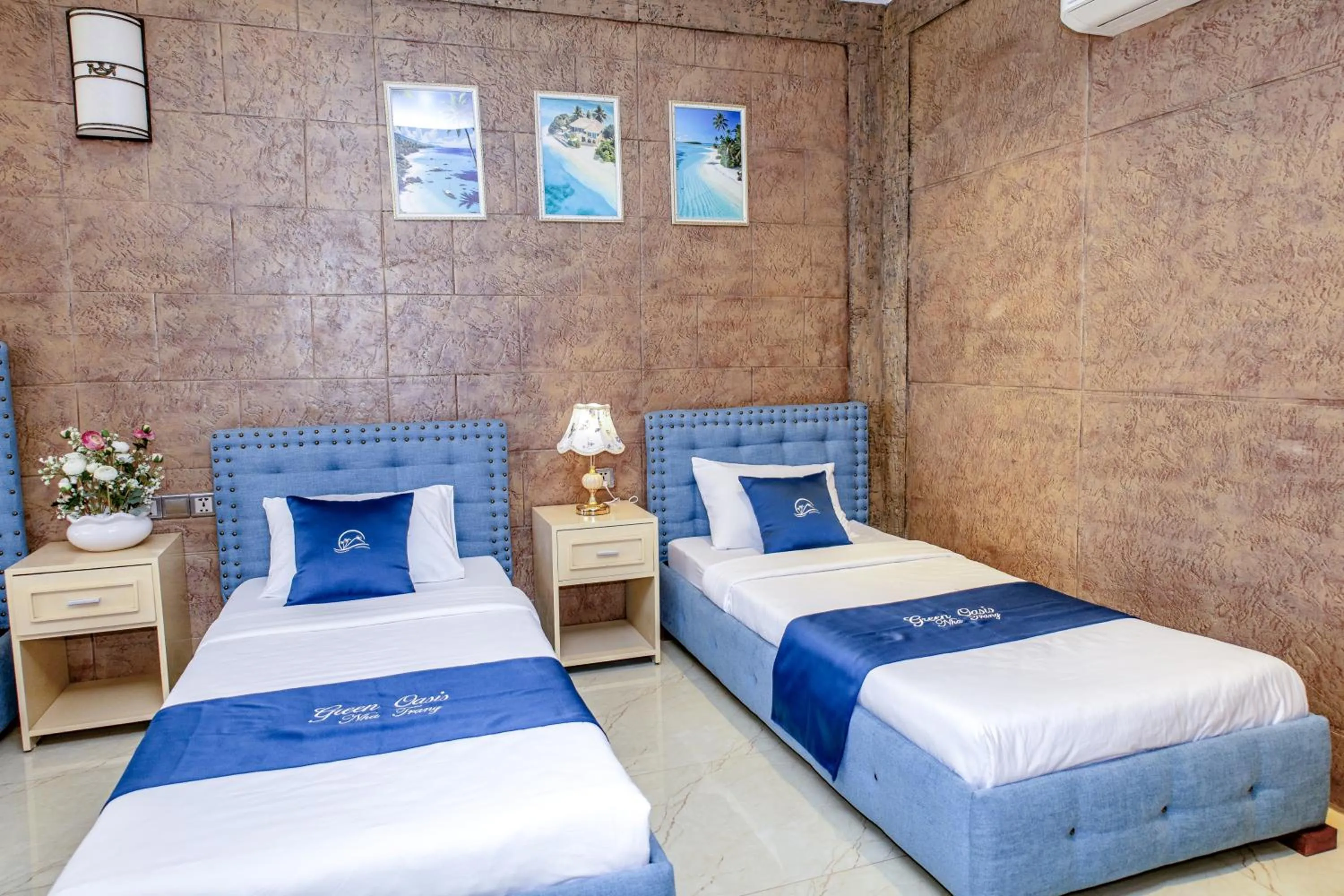 Bed in Green Oasis Nha Trang Resort