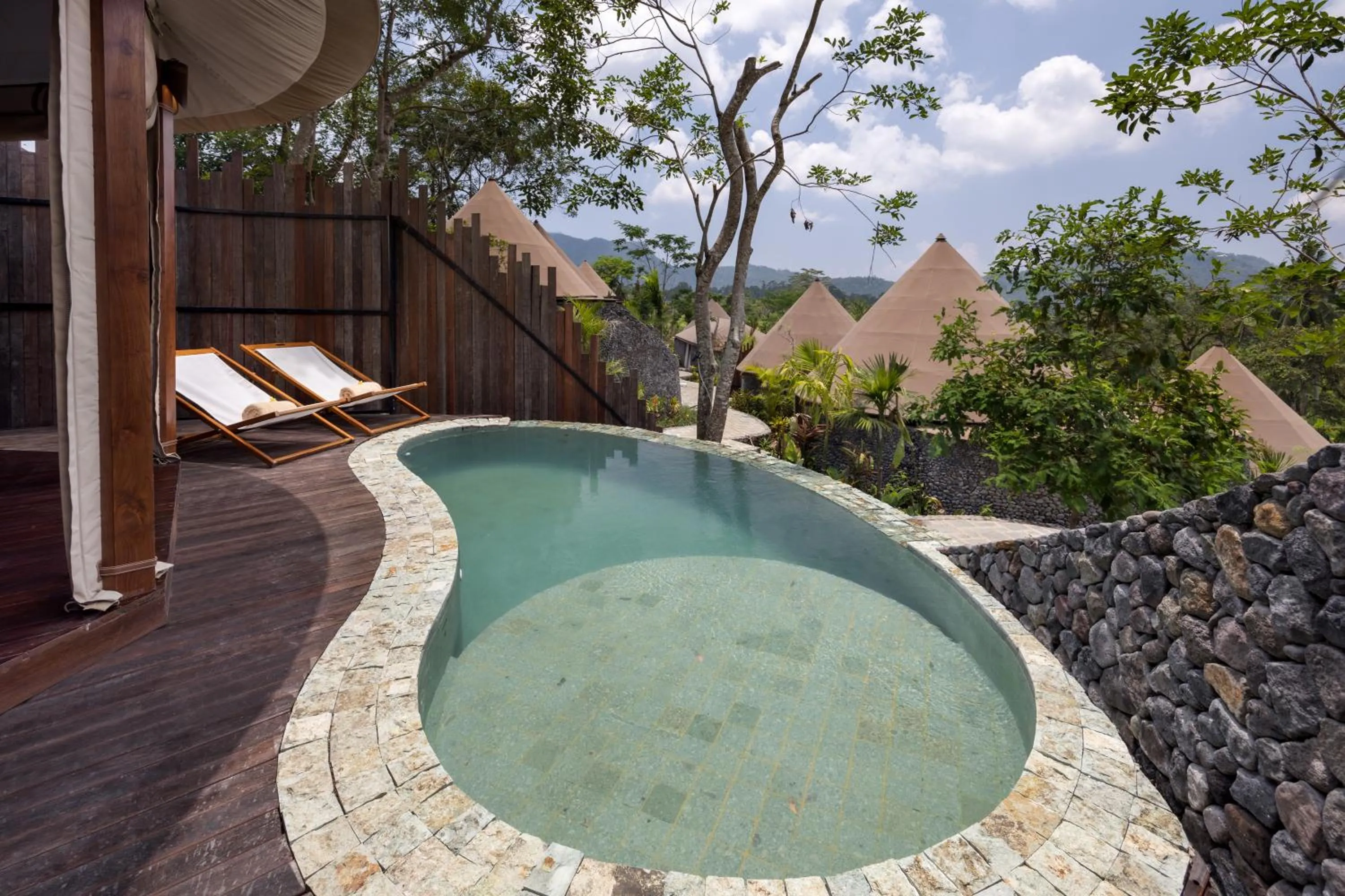 Swimming pool in The Wapa Lux Tent