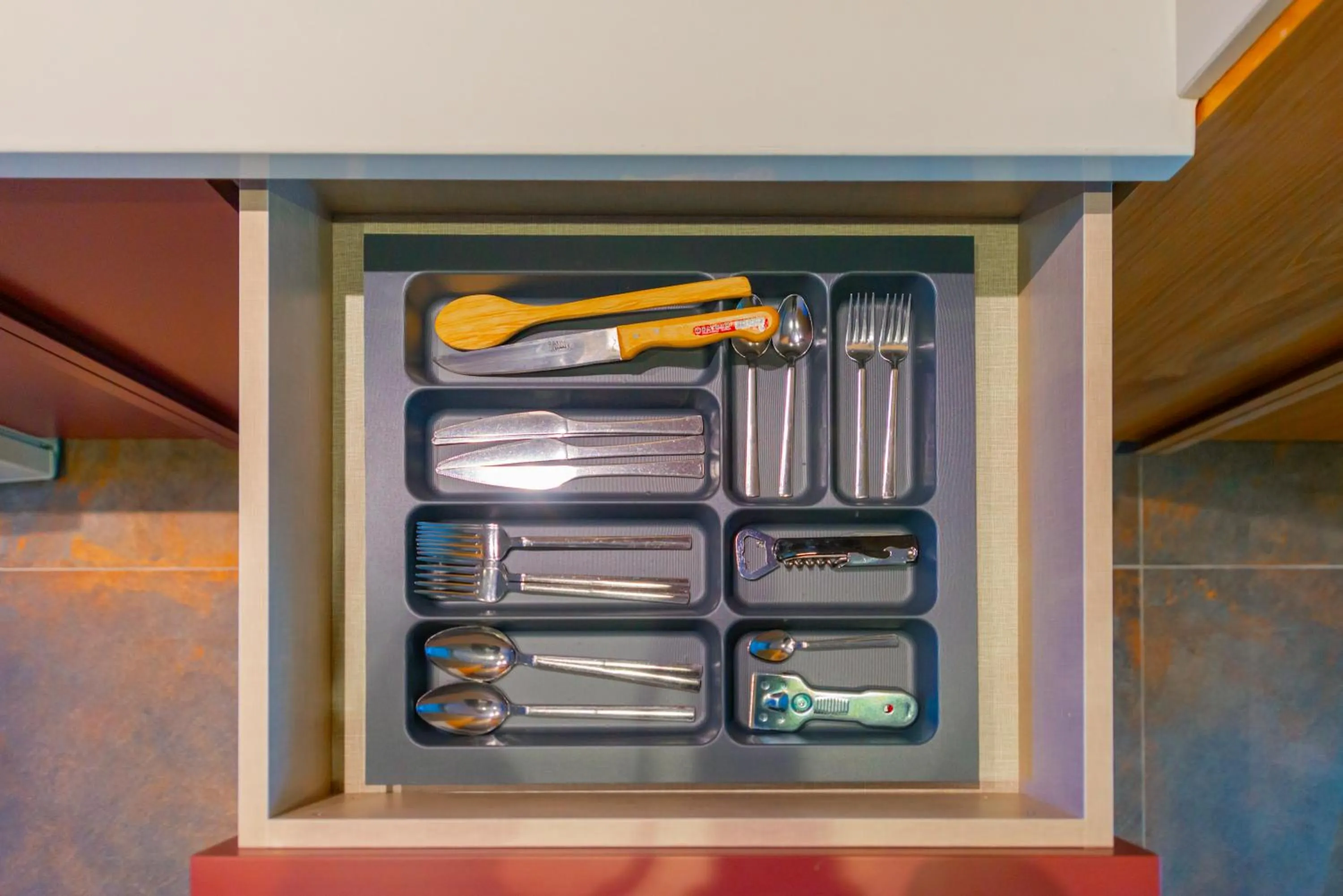 Kitchen or kitchenette in Nakas Hotel