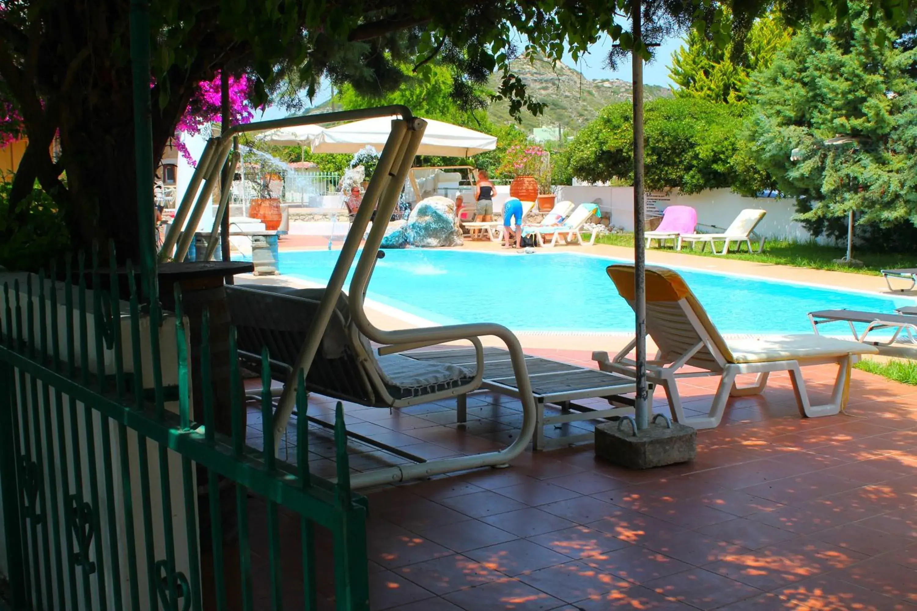 Swimming pool in Melody Studios Faliraki Swimming pool in Melody Studios Faliraki