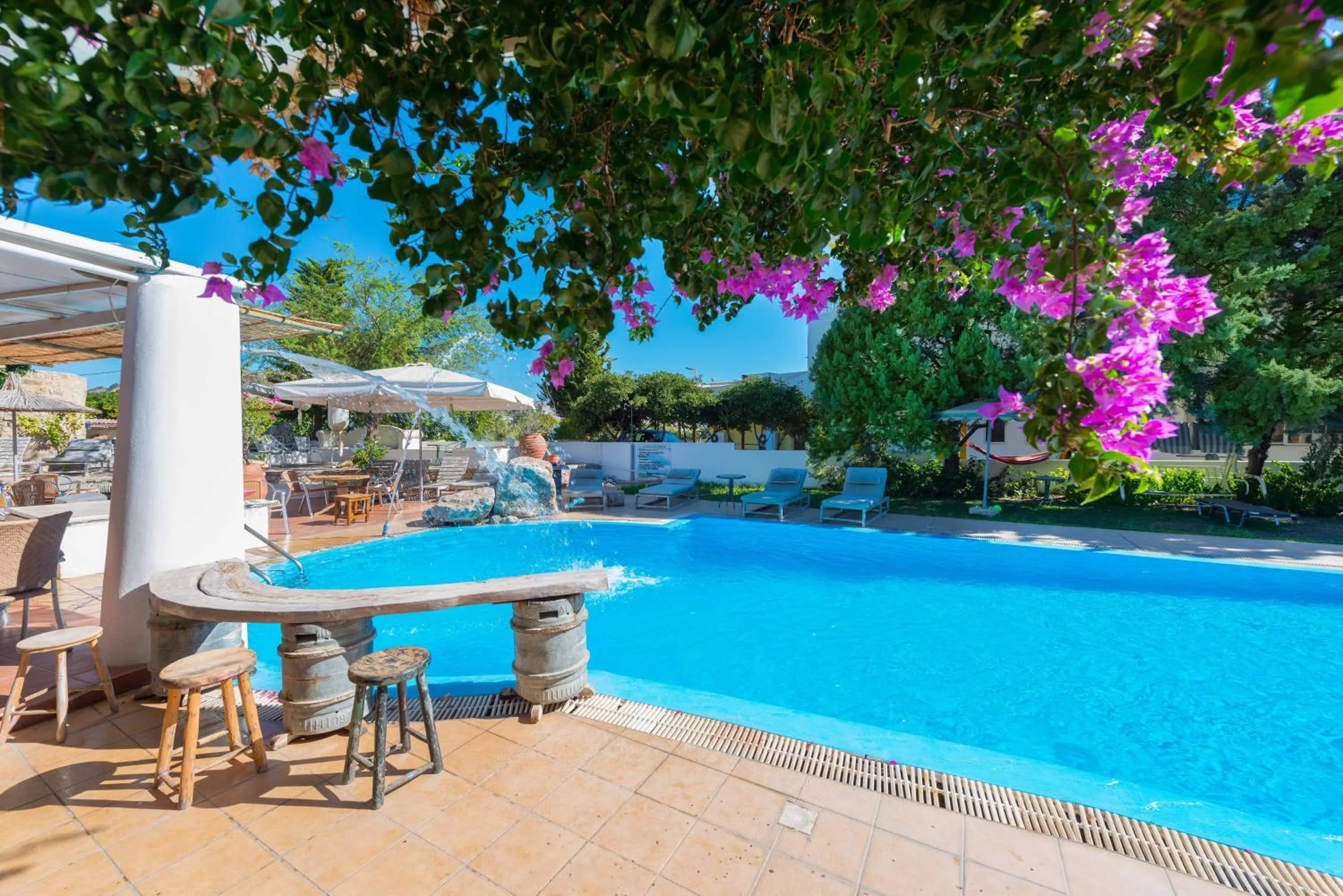 Area and facilities in Melody Studios Faliraki