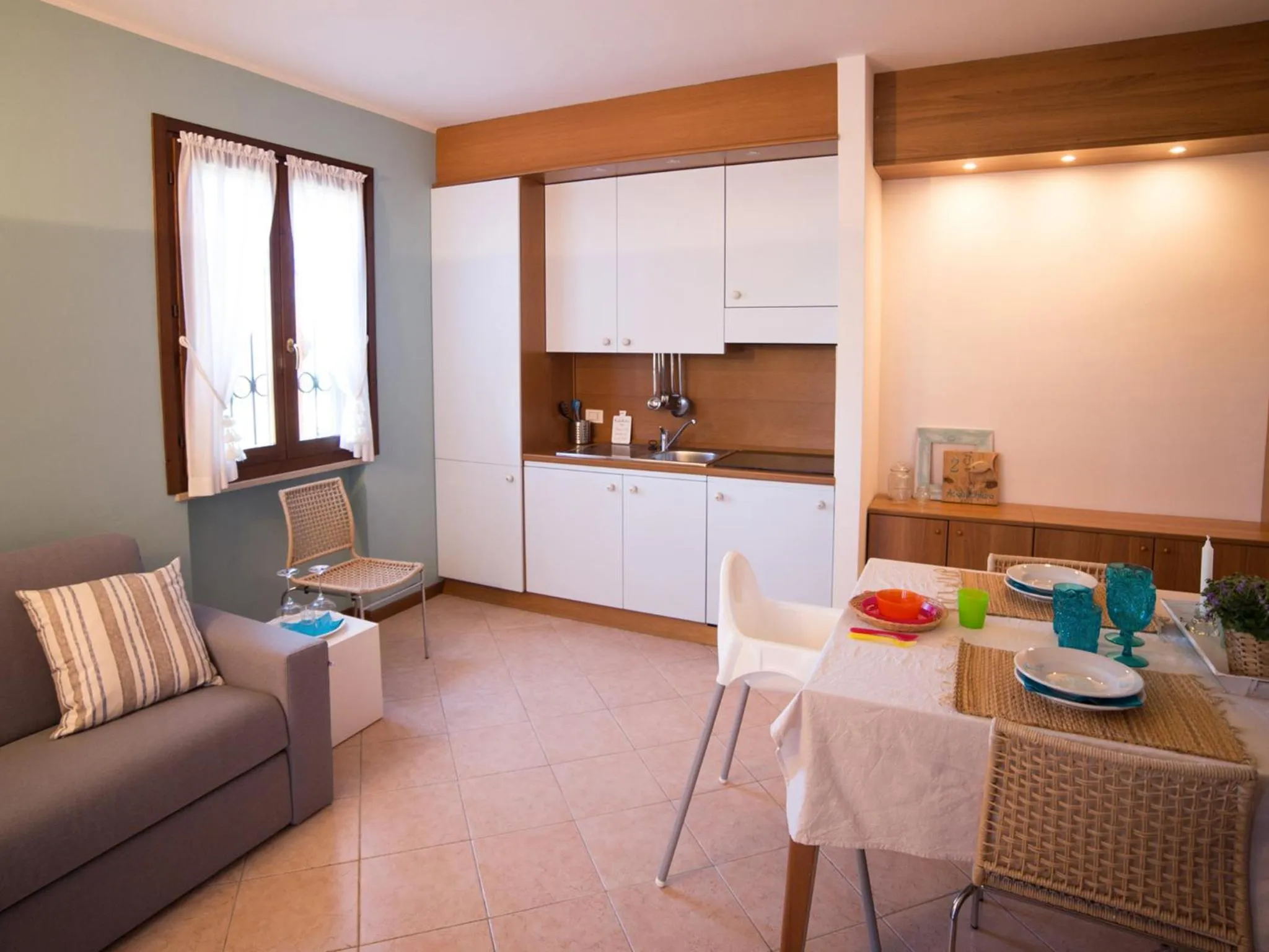 Kitchen or kitchenette in BellaSirmione Holiday Apartments