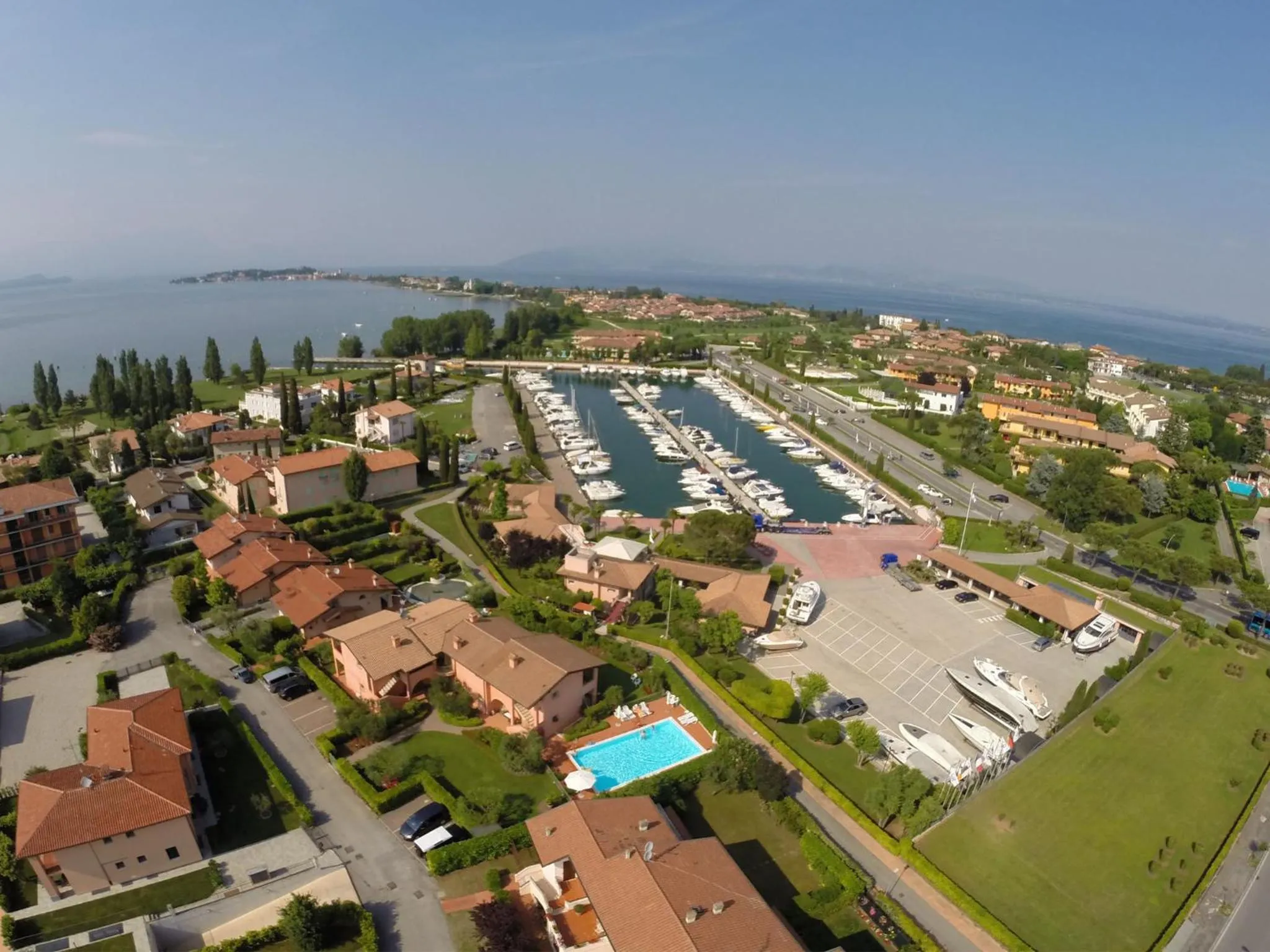 Bird's eye view in BellaSirmione Holiday Apartments