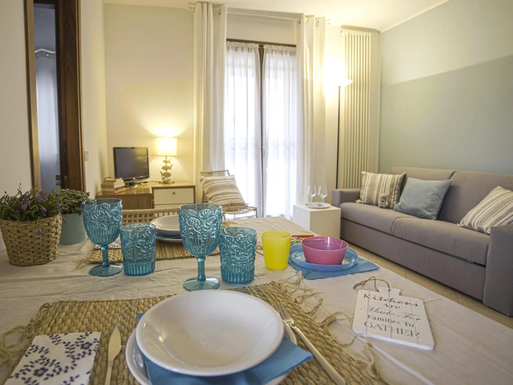 Living room in BellaSirmione Holiday Apartments