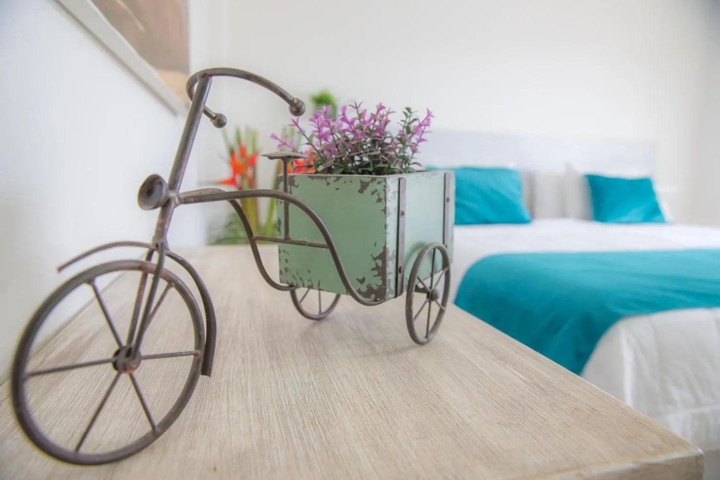 Decorative detail, Bed in Hotel Boutique La Artilleria