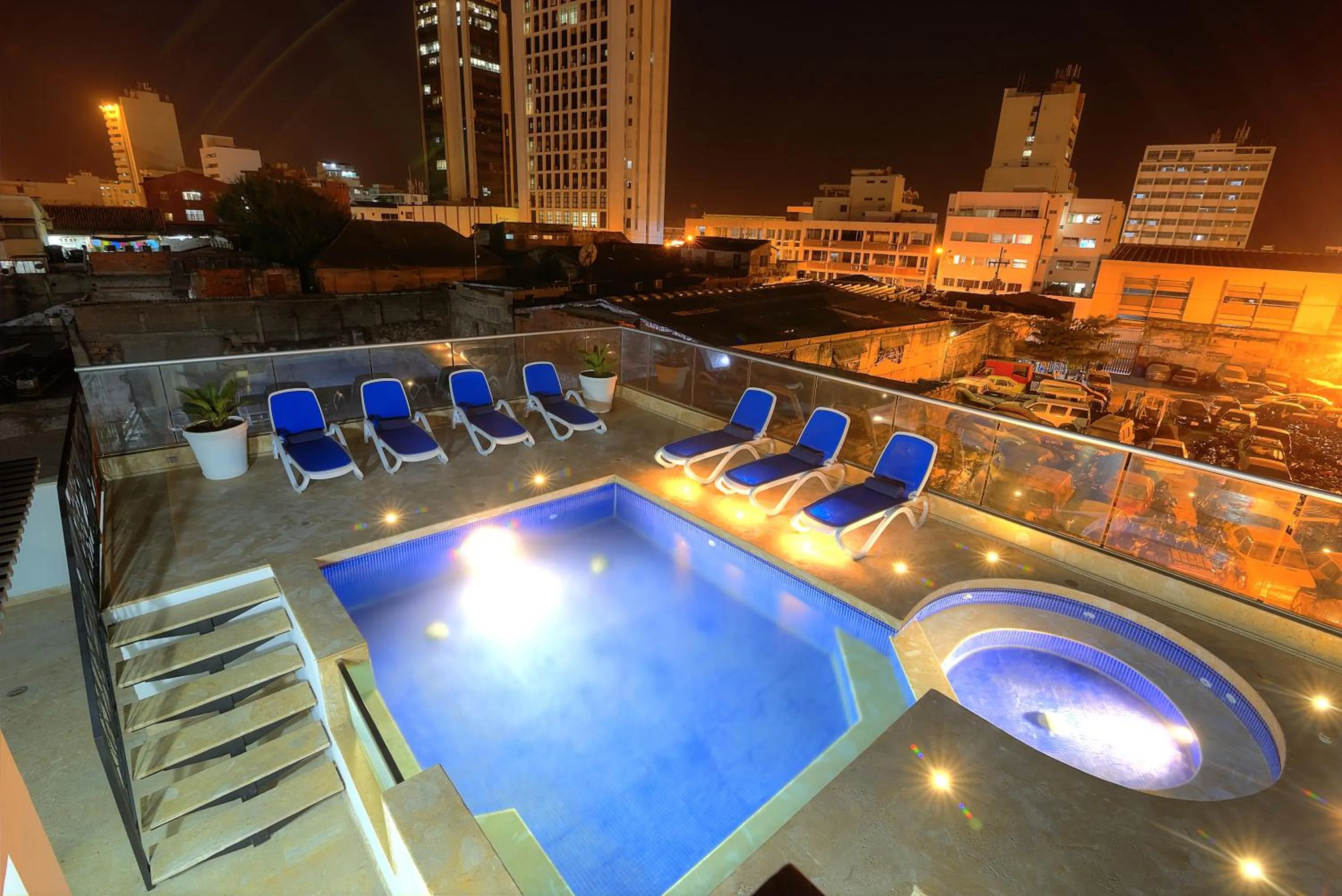 Swimming pool in Hotel Boutique La Artilleria