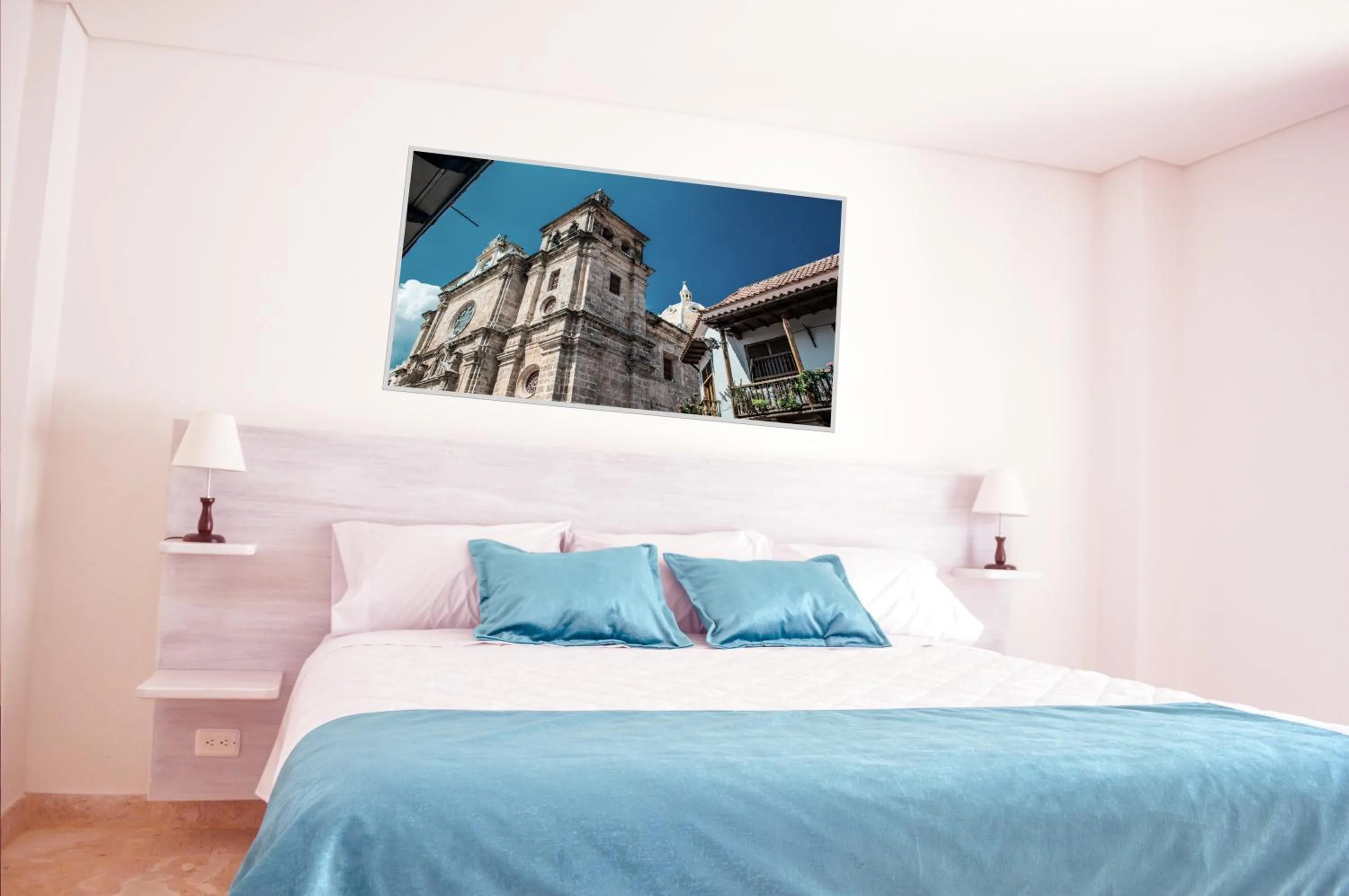 Bedroom, Bed in Hotel Boutique La Artilleria