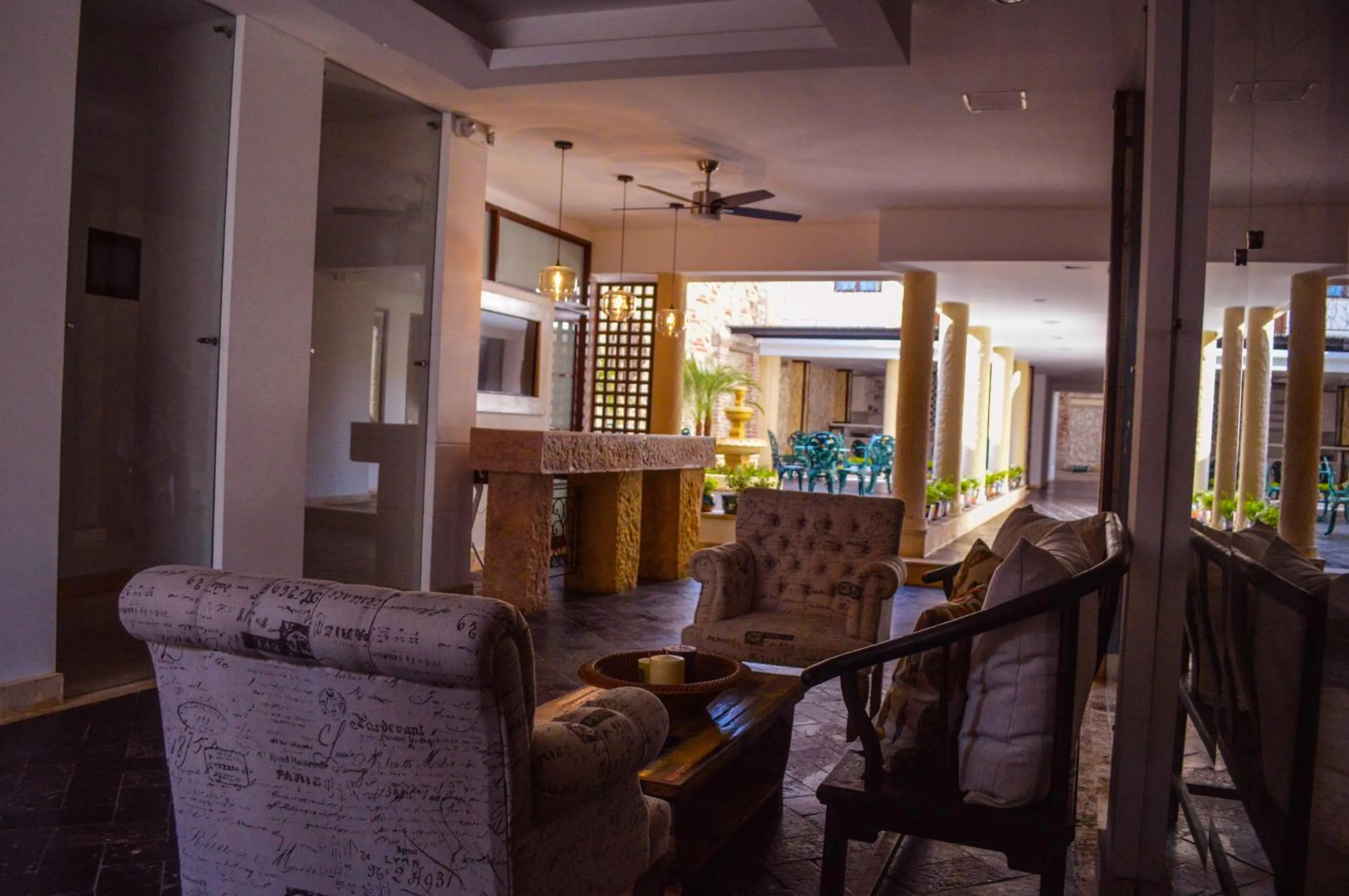 Lobby or reception in Hotel Boutique La Artilleria