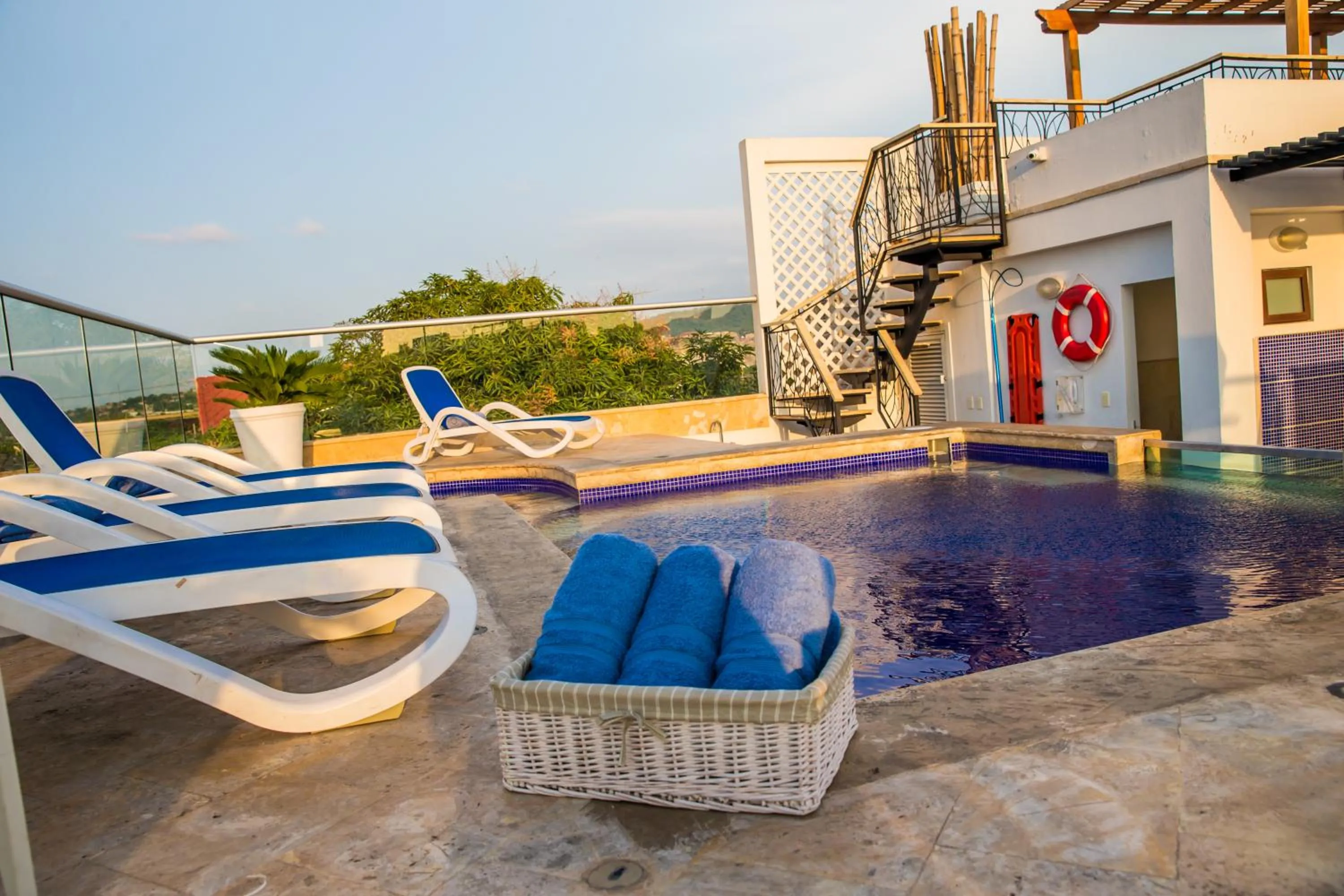 Swimming pool in Hotel Boutique La Artilleria