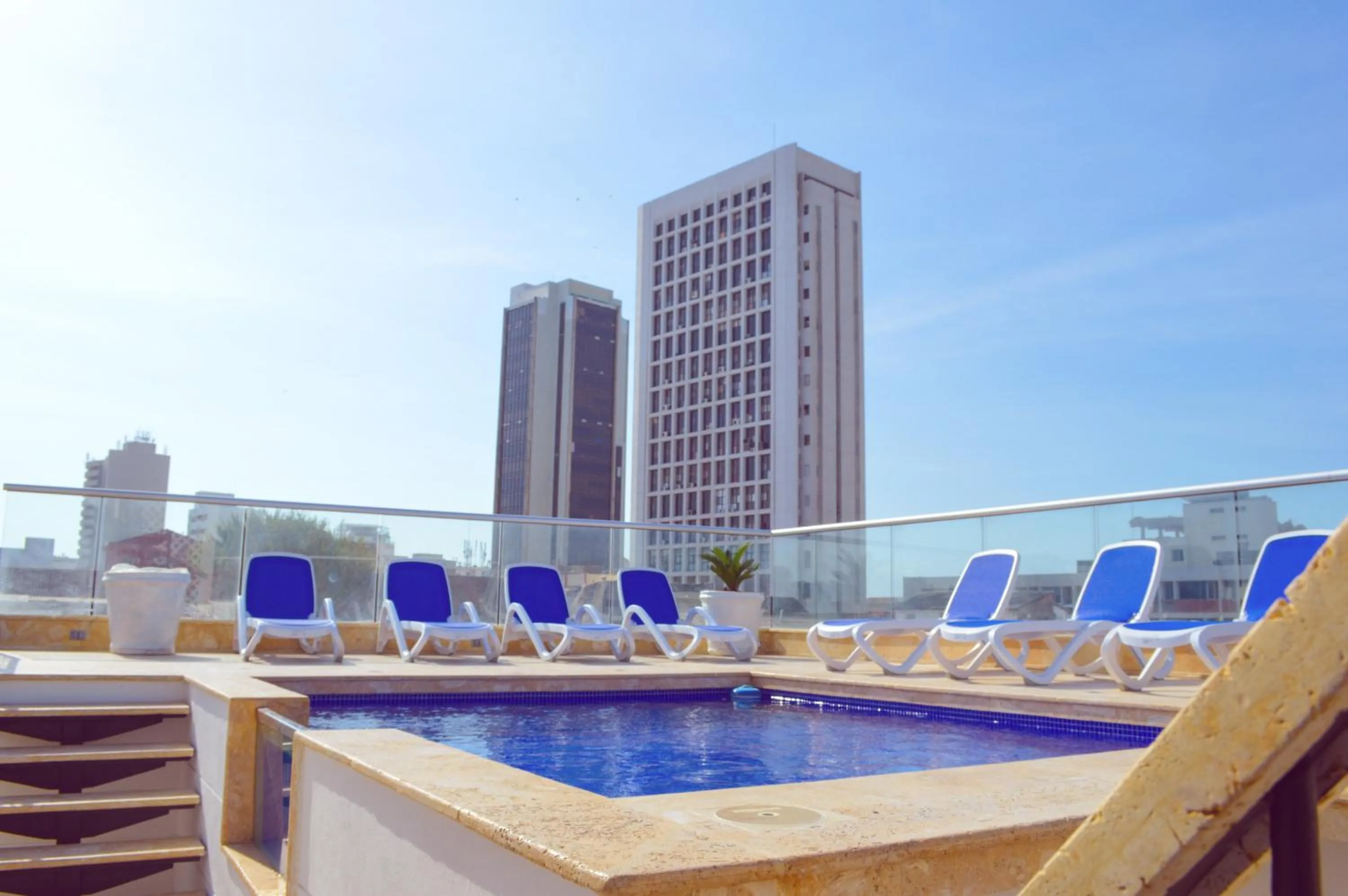 Swimming pool in Hotel Boutique La Artilleria