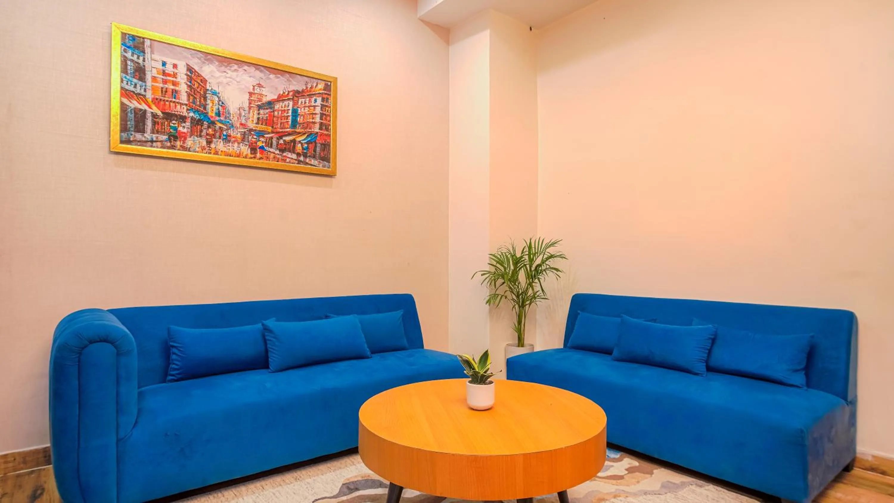 Seating area in Perfectstayz Premium Varanasi