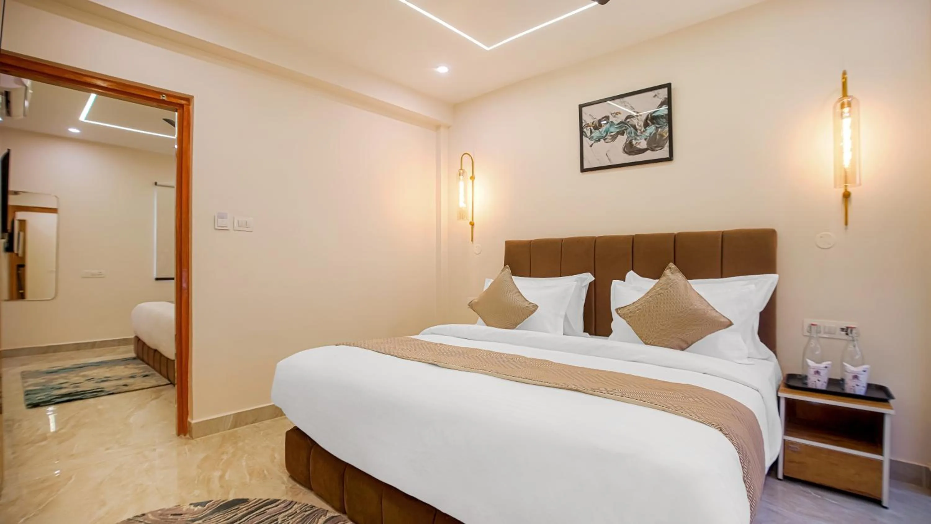 Bedroom, Bed in Perfectstayz Premium Varanasi