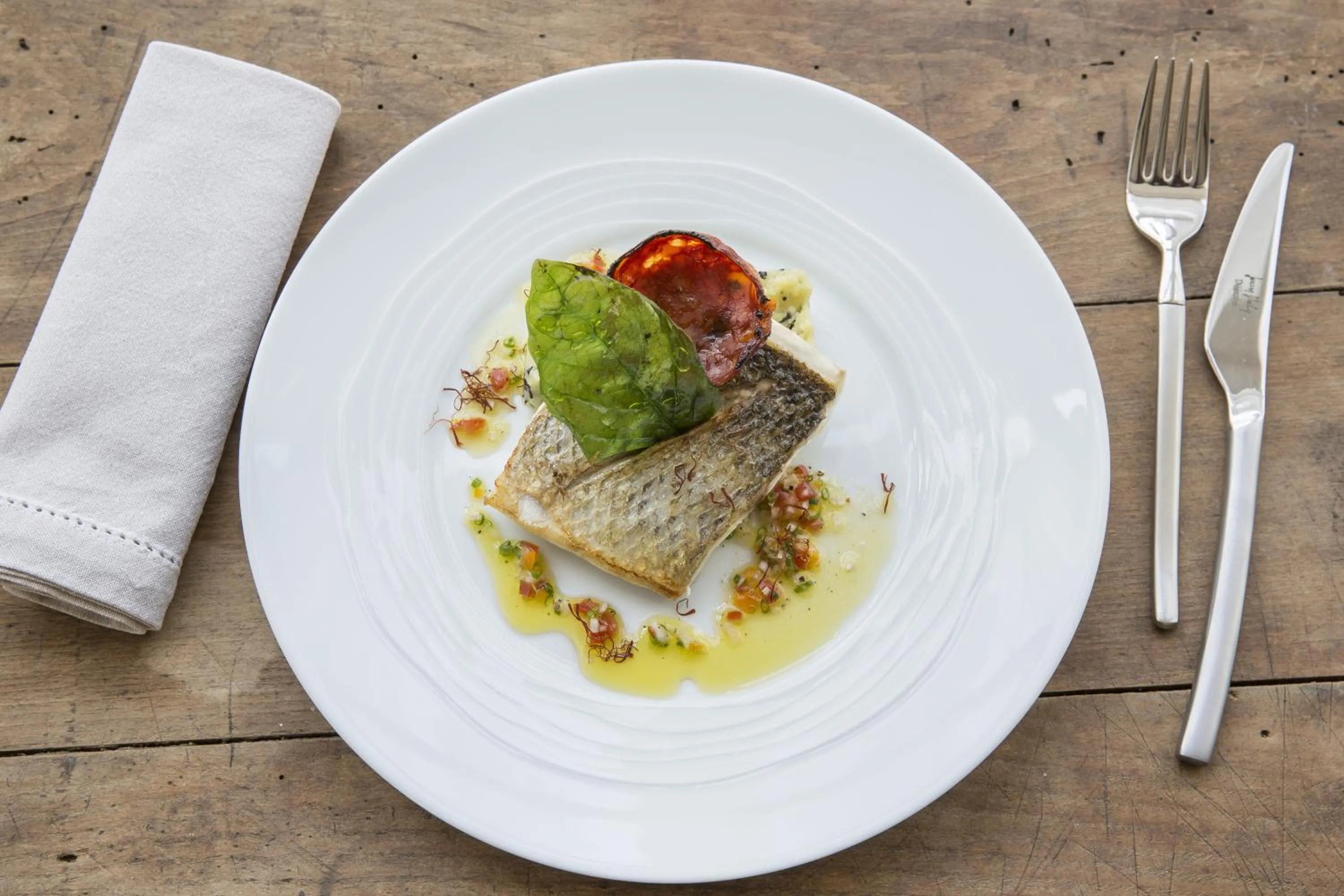 Restaurant/places to eat in Hotel de L'Abbaye Le Tronchet - Handwritten Collection