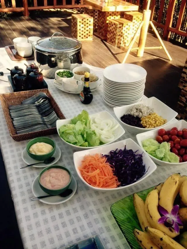 Food in Villa De Bua Resort Nan