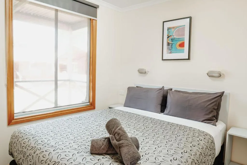 Bed in Port Fairy Holiday Park
