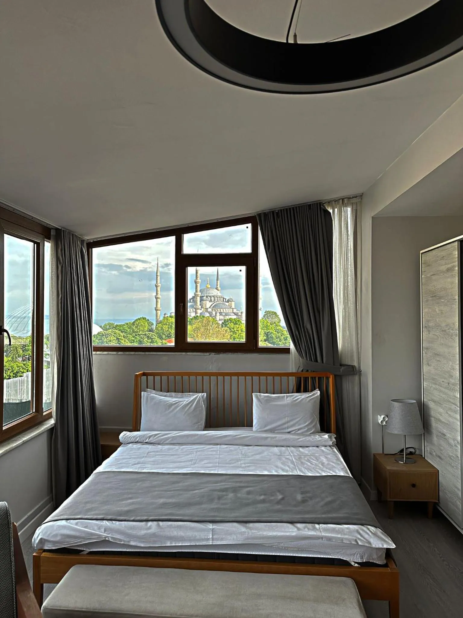 Bed in Million Old City Apartment