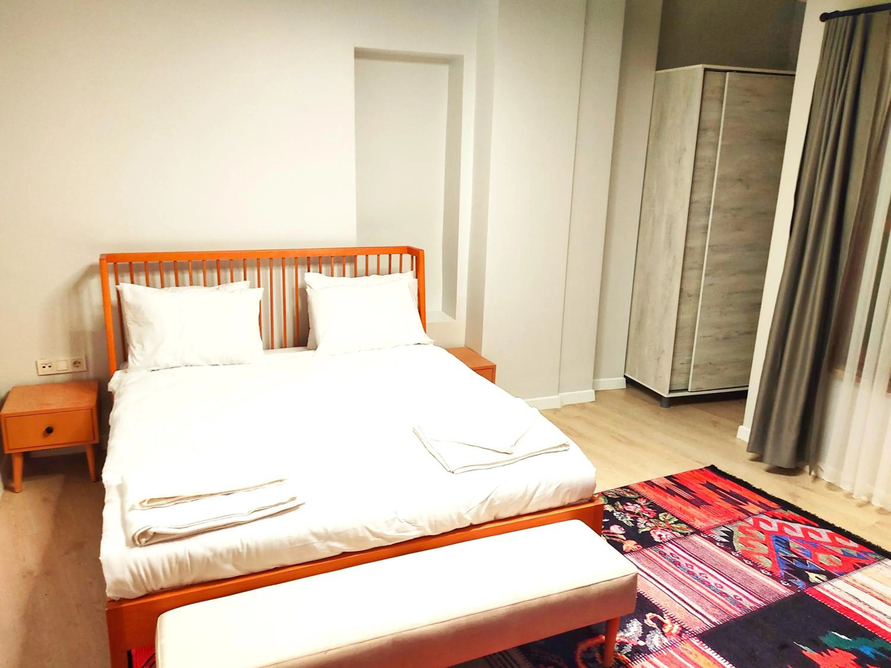 Bed in Million Old City Apartment