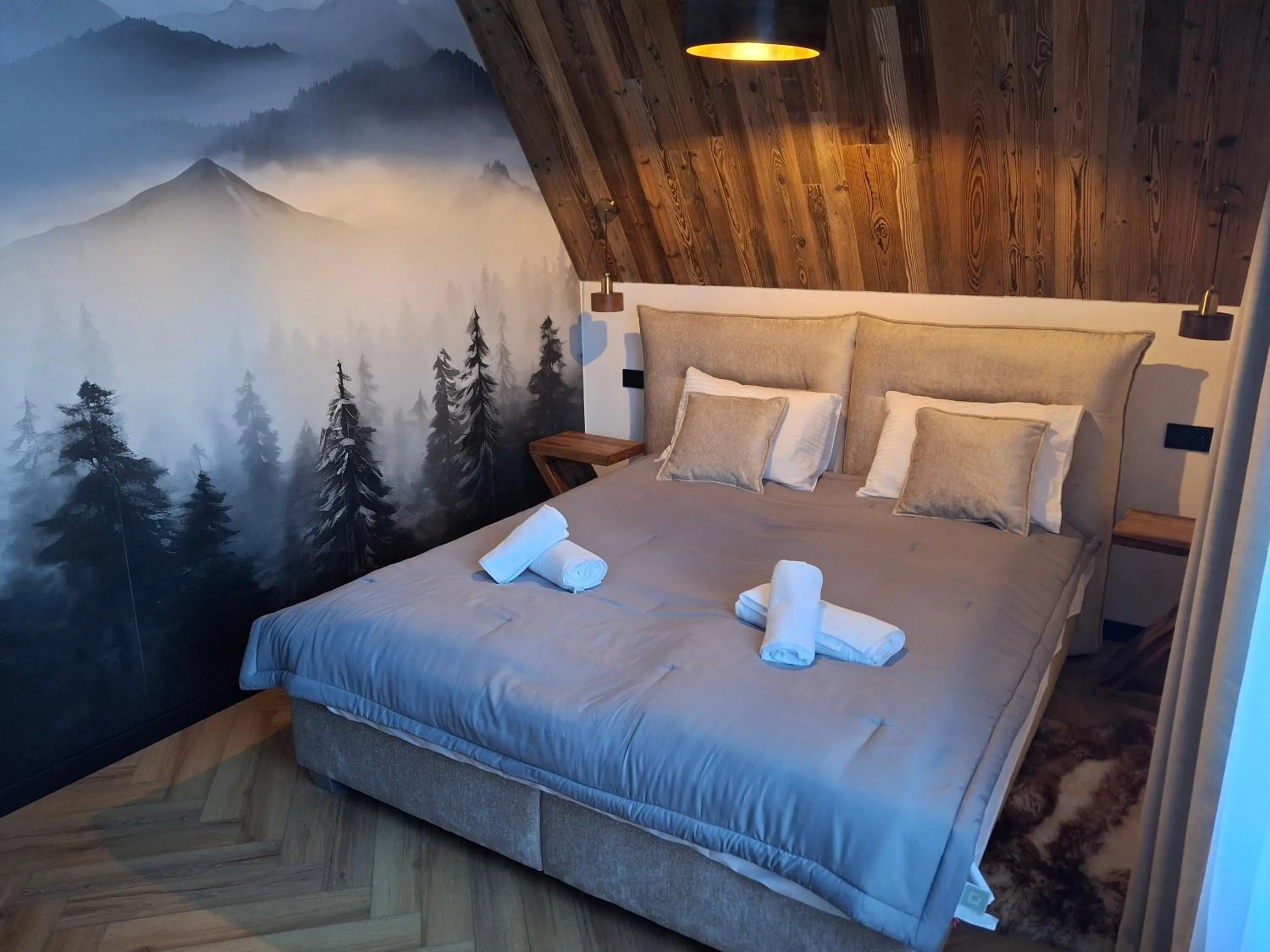 Bed in Zwierzyniecka Residence