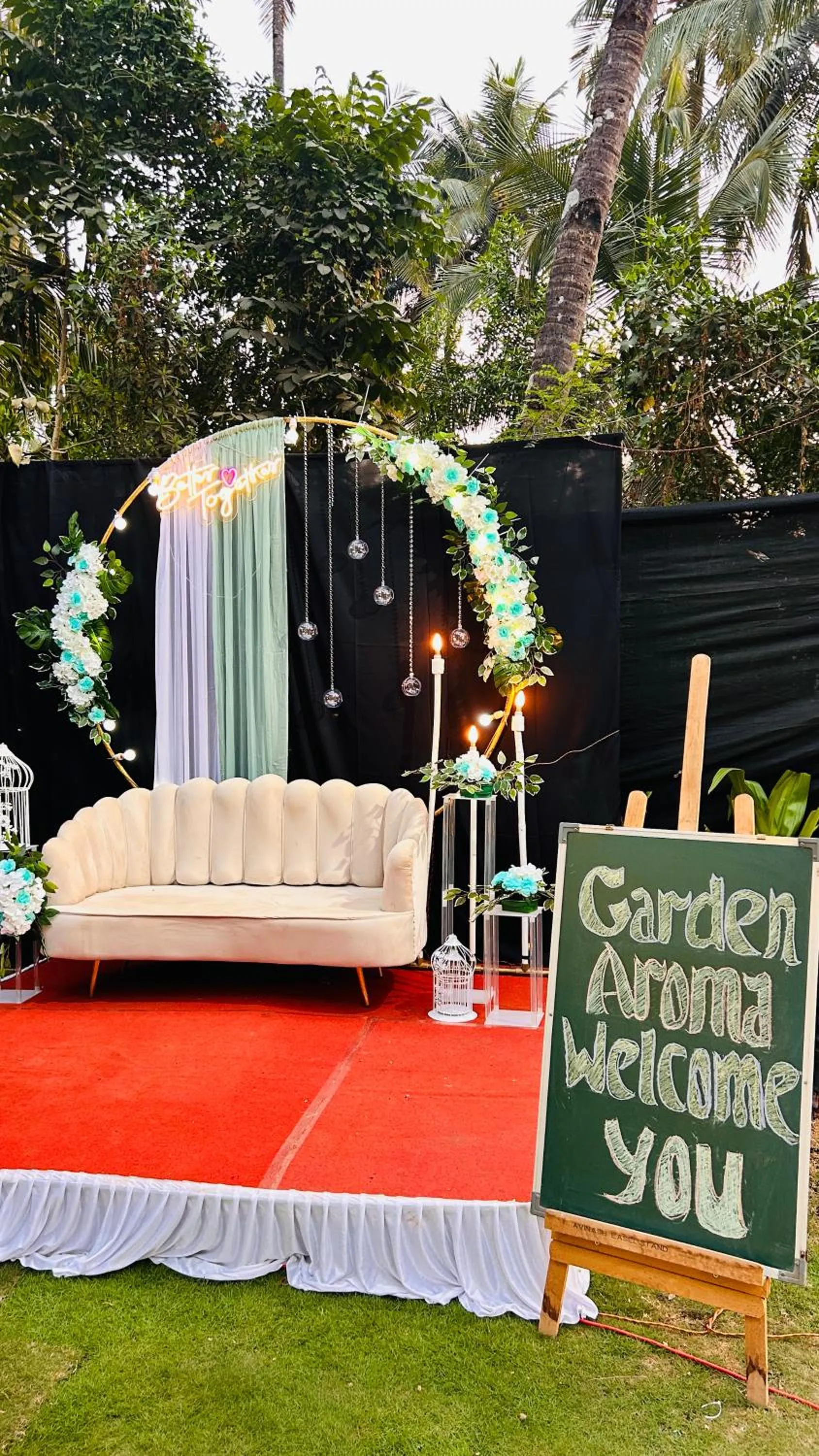 Banquet/Function facilities in Garden Aroma Palolem, Beachside Hostel & Cafe Bar