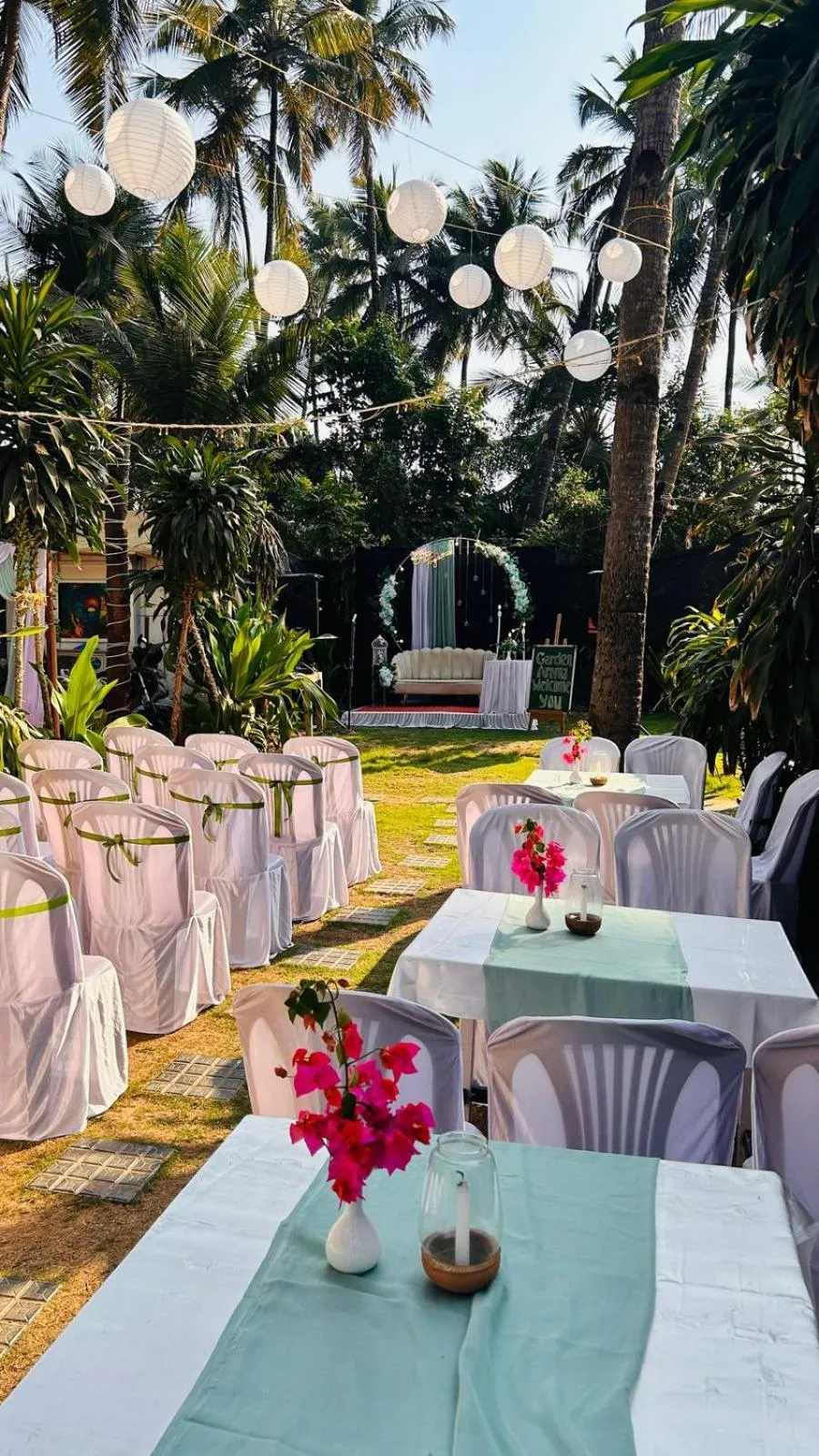 Banquet/Function facilities in Garden Aroma Palolem, Beachside Hostel & Cafe Bar