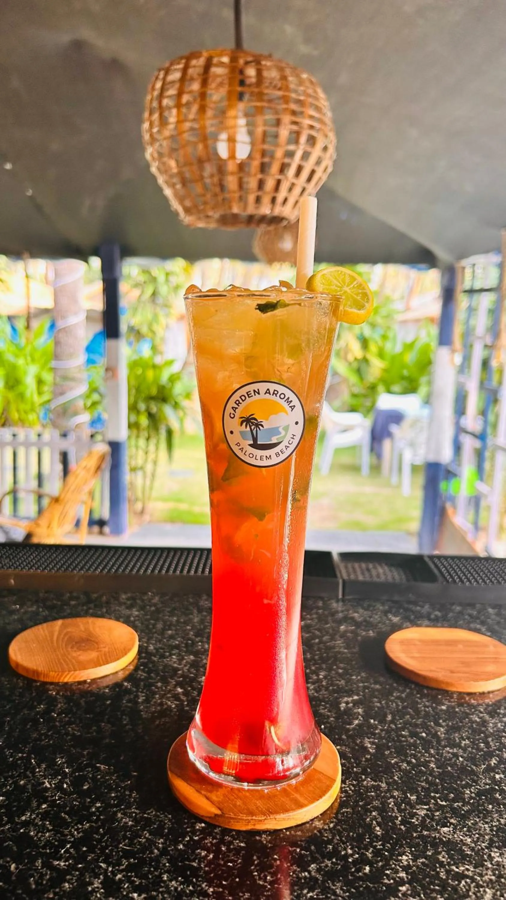 Restaurant/places to eat in Garden Aroma Palolem, Beachside Hostel & Cafe Bar