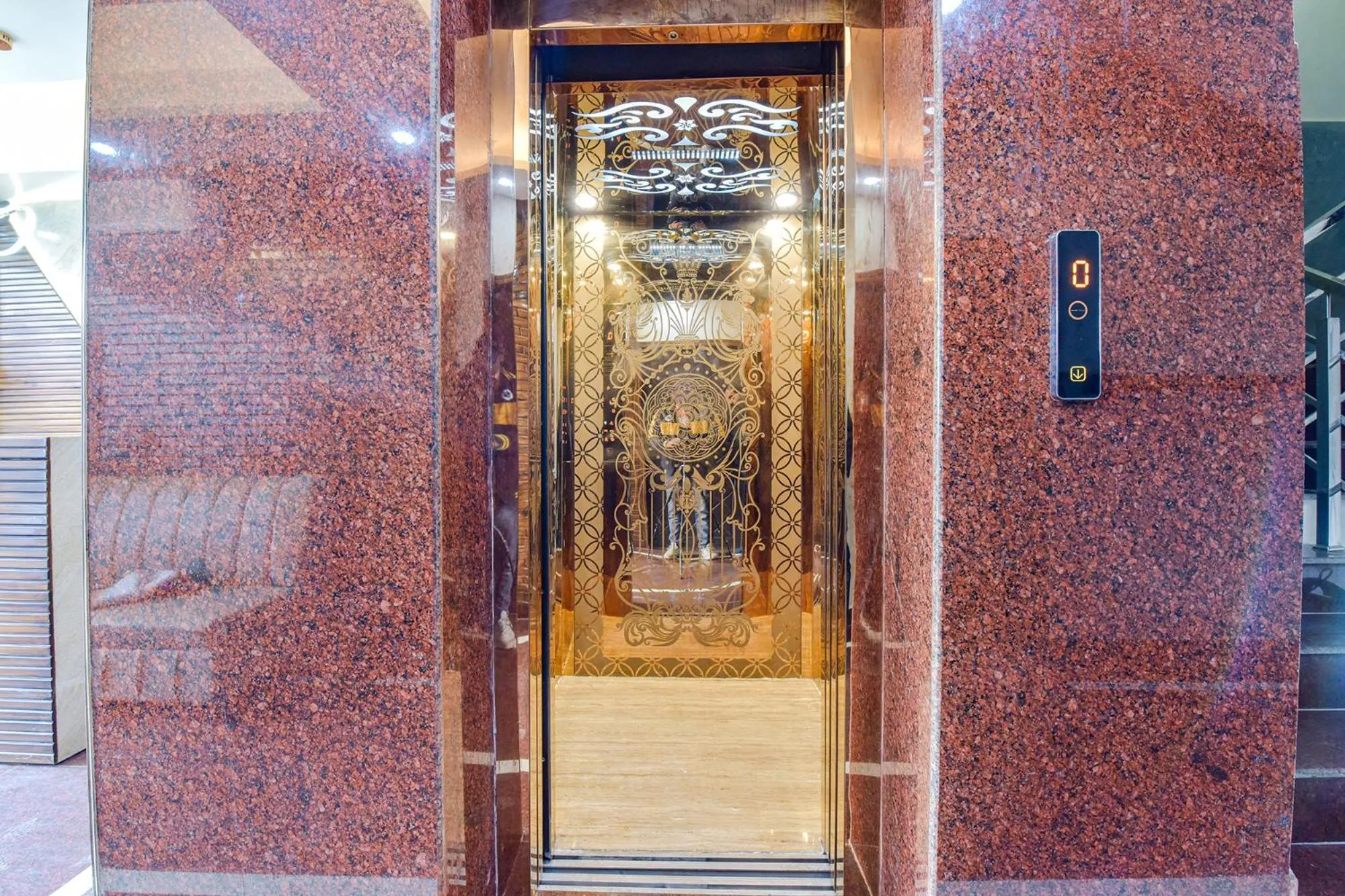 elevator in FabHotel Heaven Palace