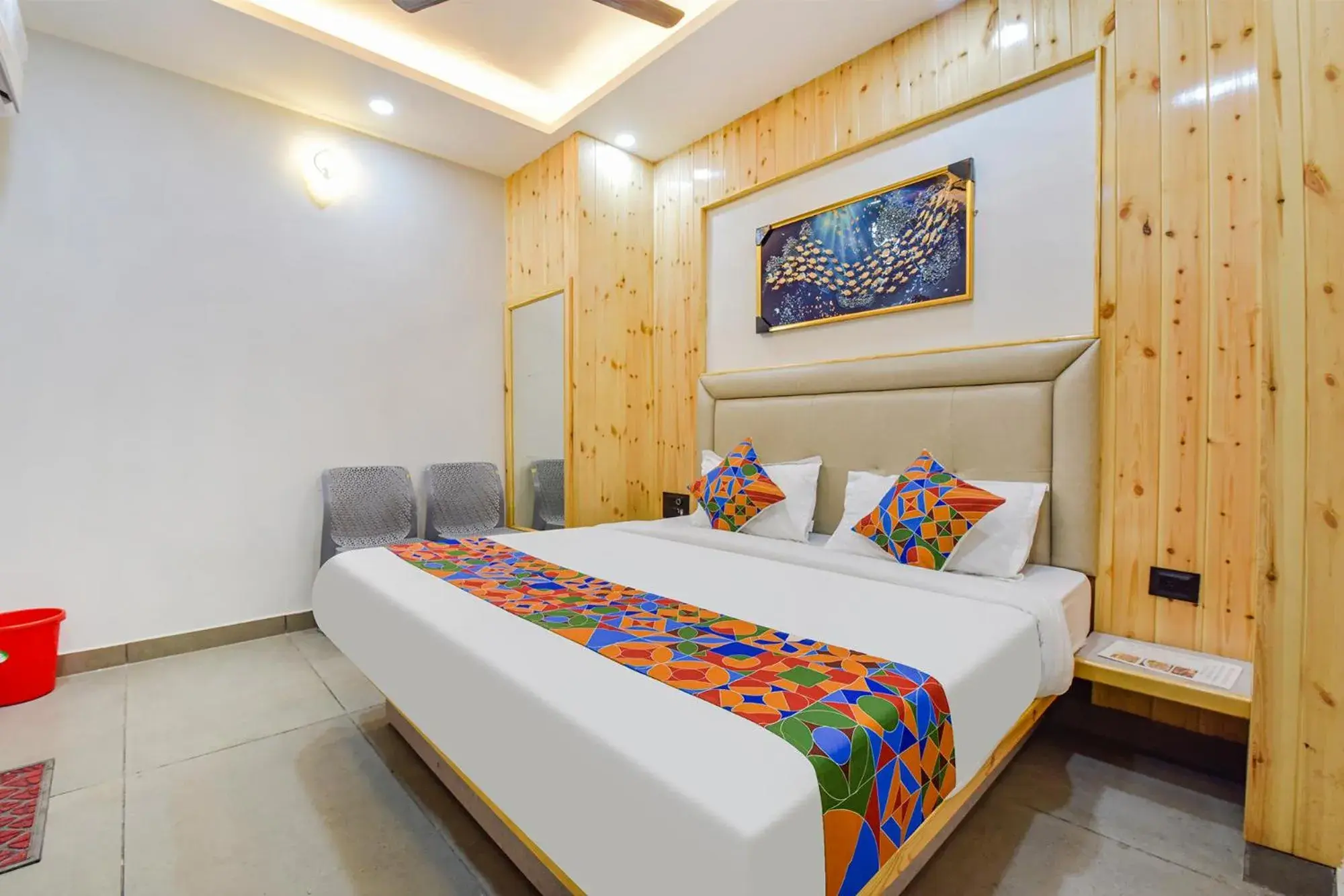 Bed in FabHotel Heaven Palace Bed in FabHotel Heaven Palace