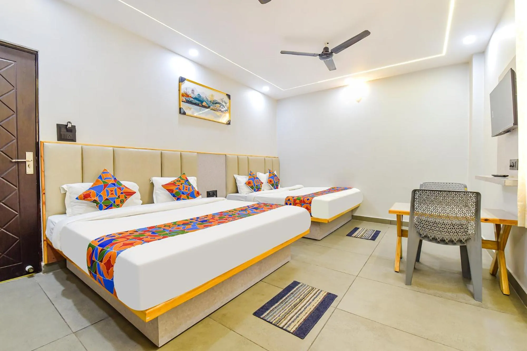 Bed in FabHotel Heaven Palace