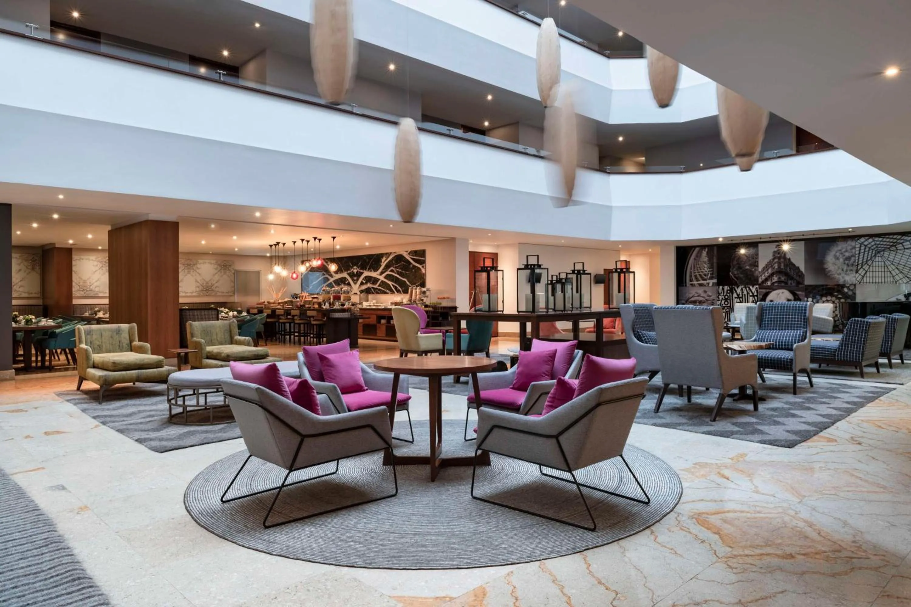 Lobby or reception in Doubletree By Hilton Bogota Calle 100,Co