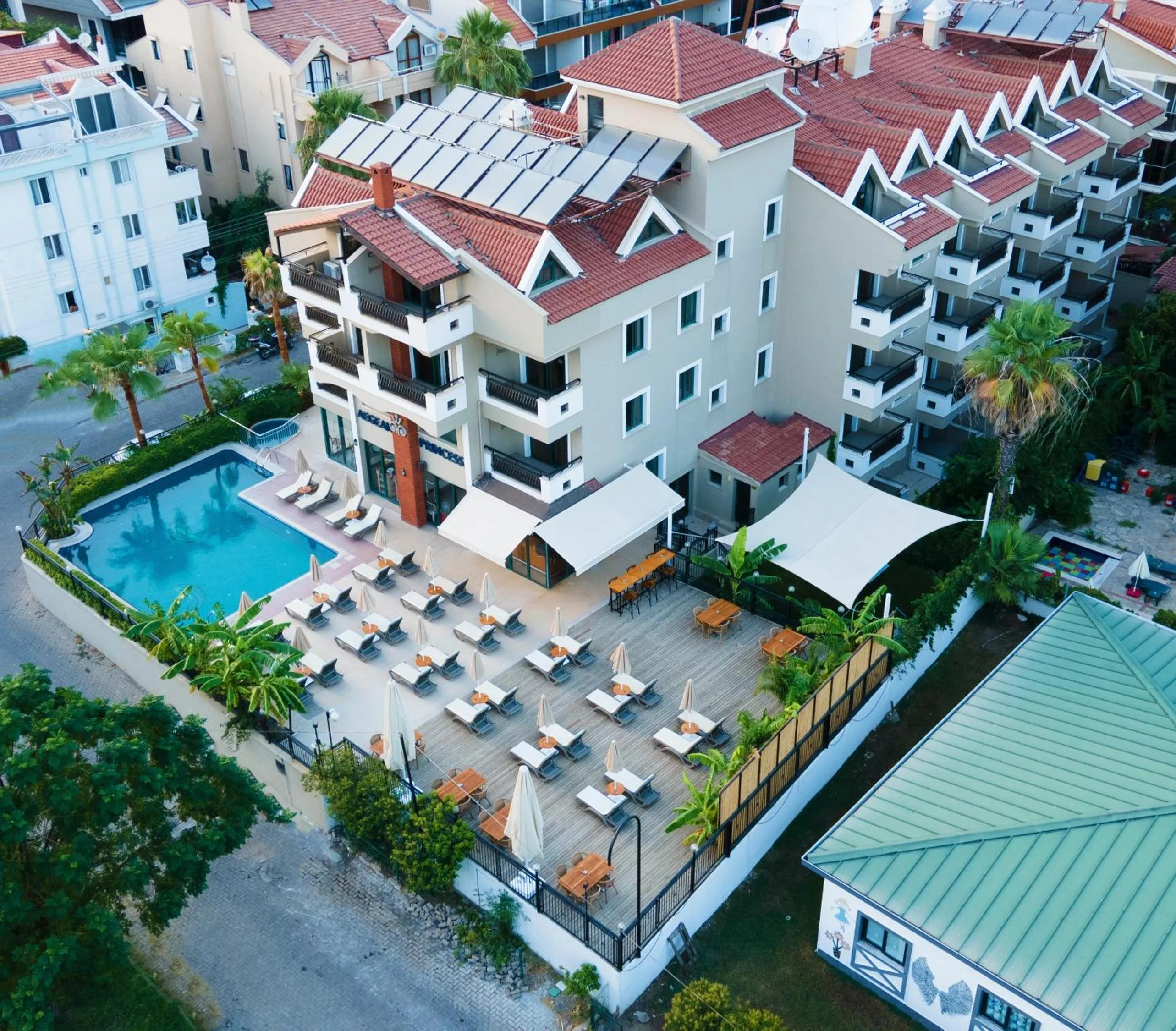 Bird's-eye View in Aegean Princess Apartments And Studio