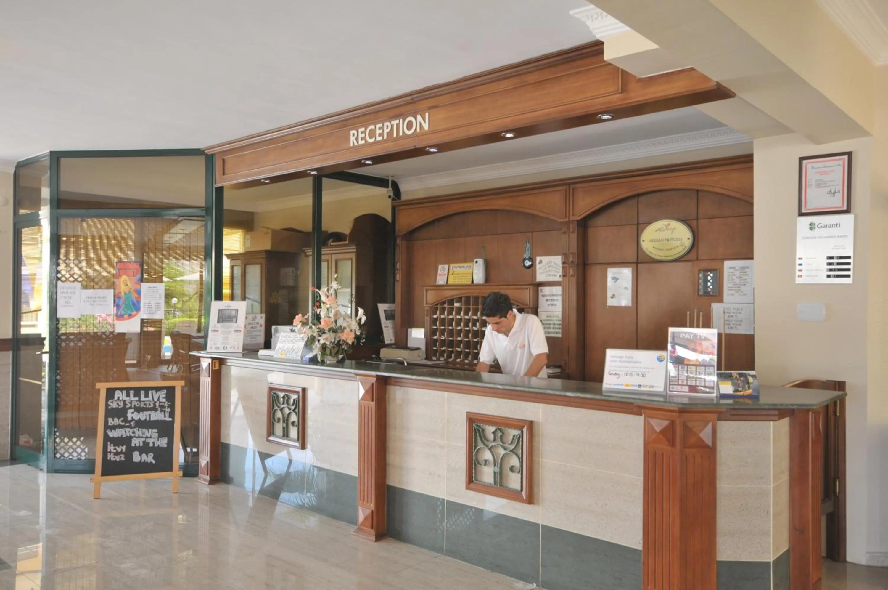 Decorative detail in Aegean Princess Apartments And Studio