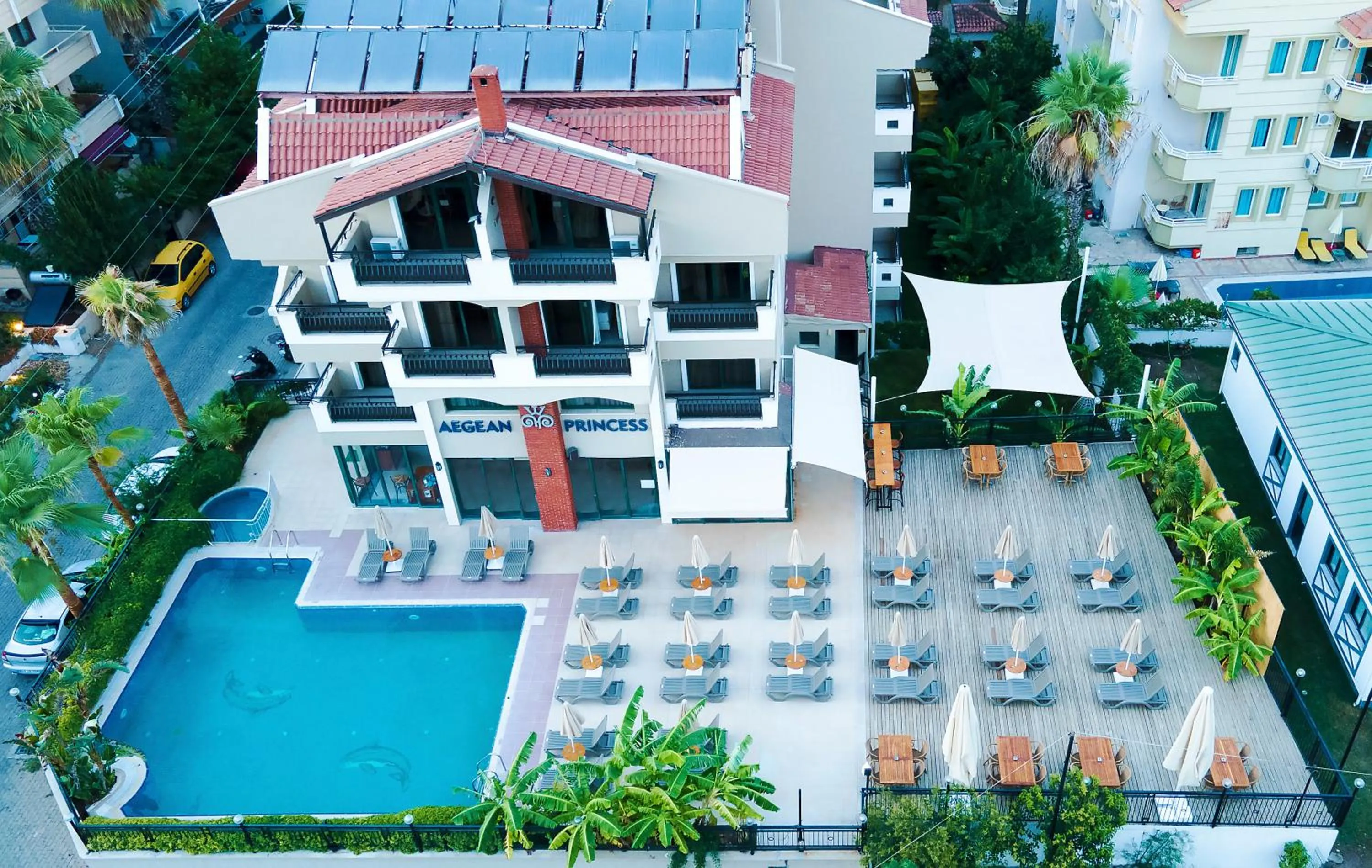 Bird's-eye View in Aegean Princess Apartments And Studio