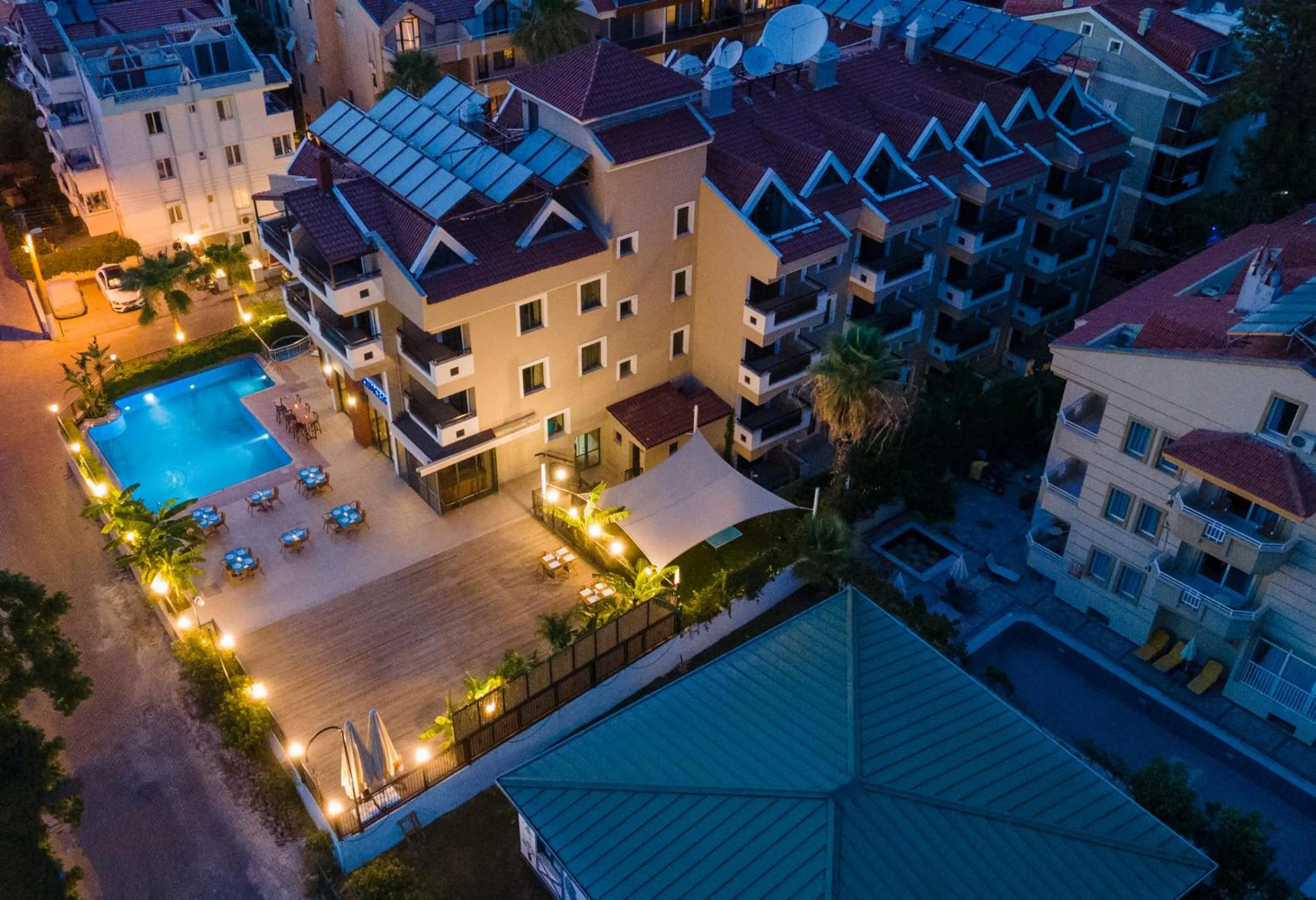 Bird's-eye View in Aegean Princess Apartments And Studio