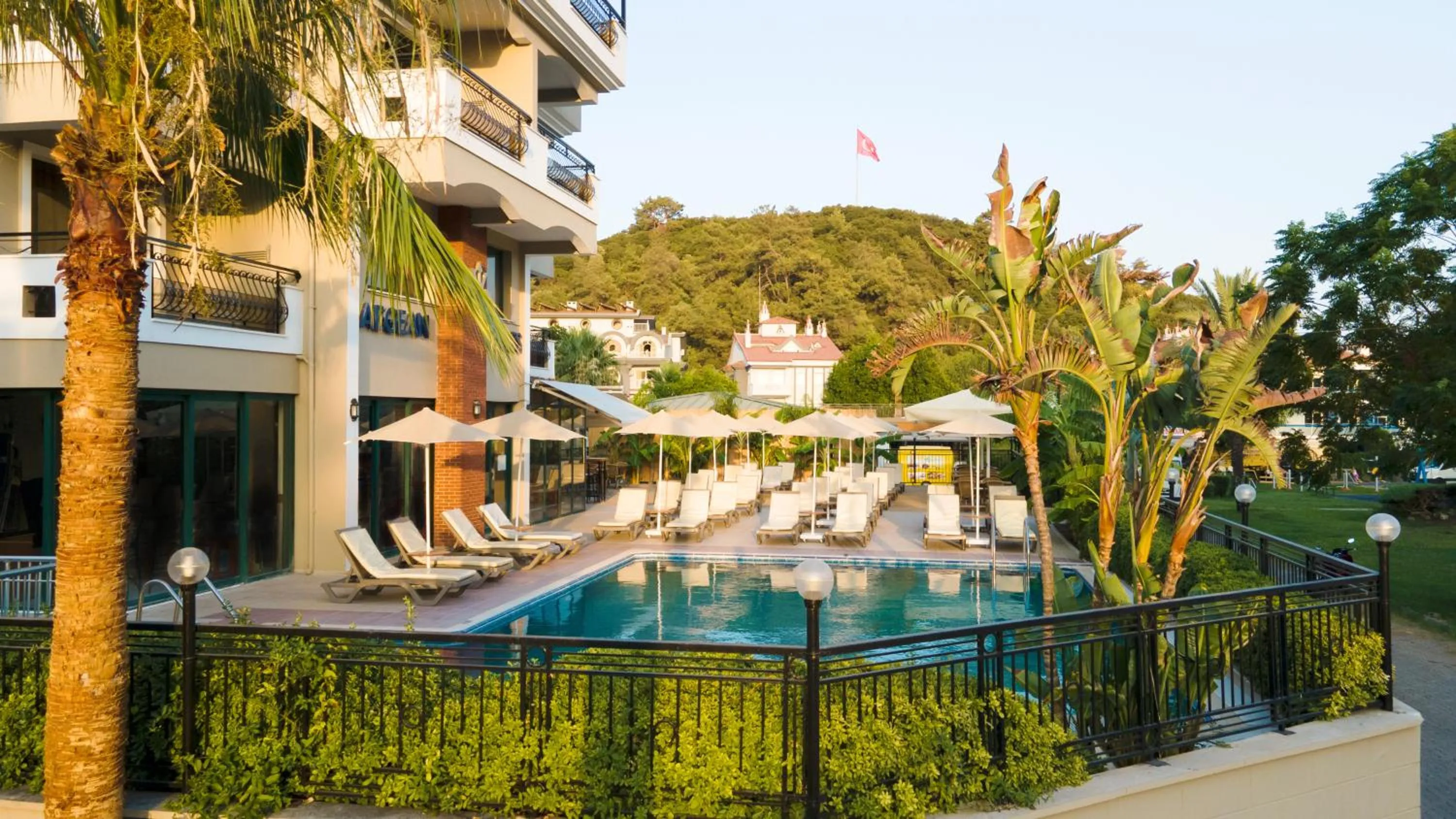 Swimming Pool in Aegean Princess Apartments And Studio