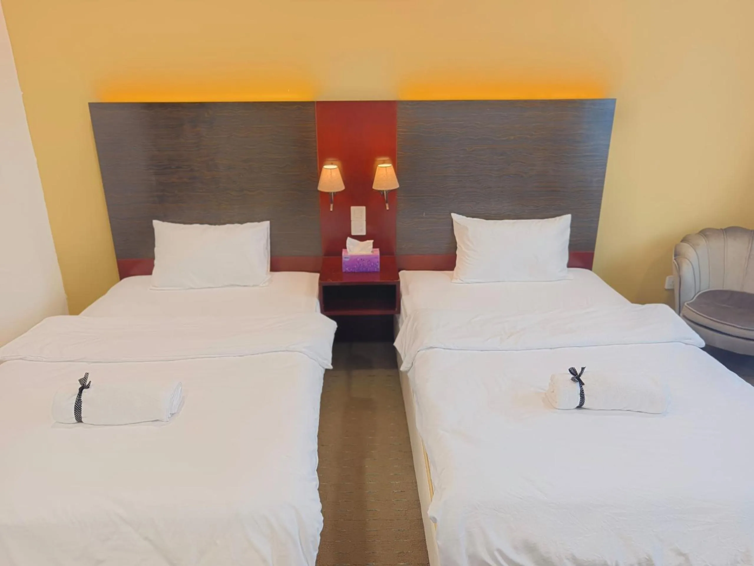 Bed in South China Sea Place by Kinabina Homestay