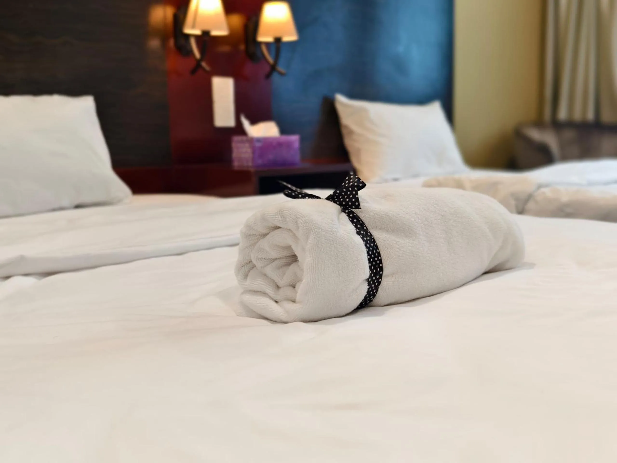 Bed in South China Sea Place by Kinabina Homestay