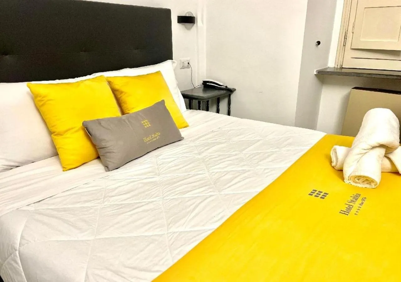 Bed in Hotel Stabia