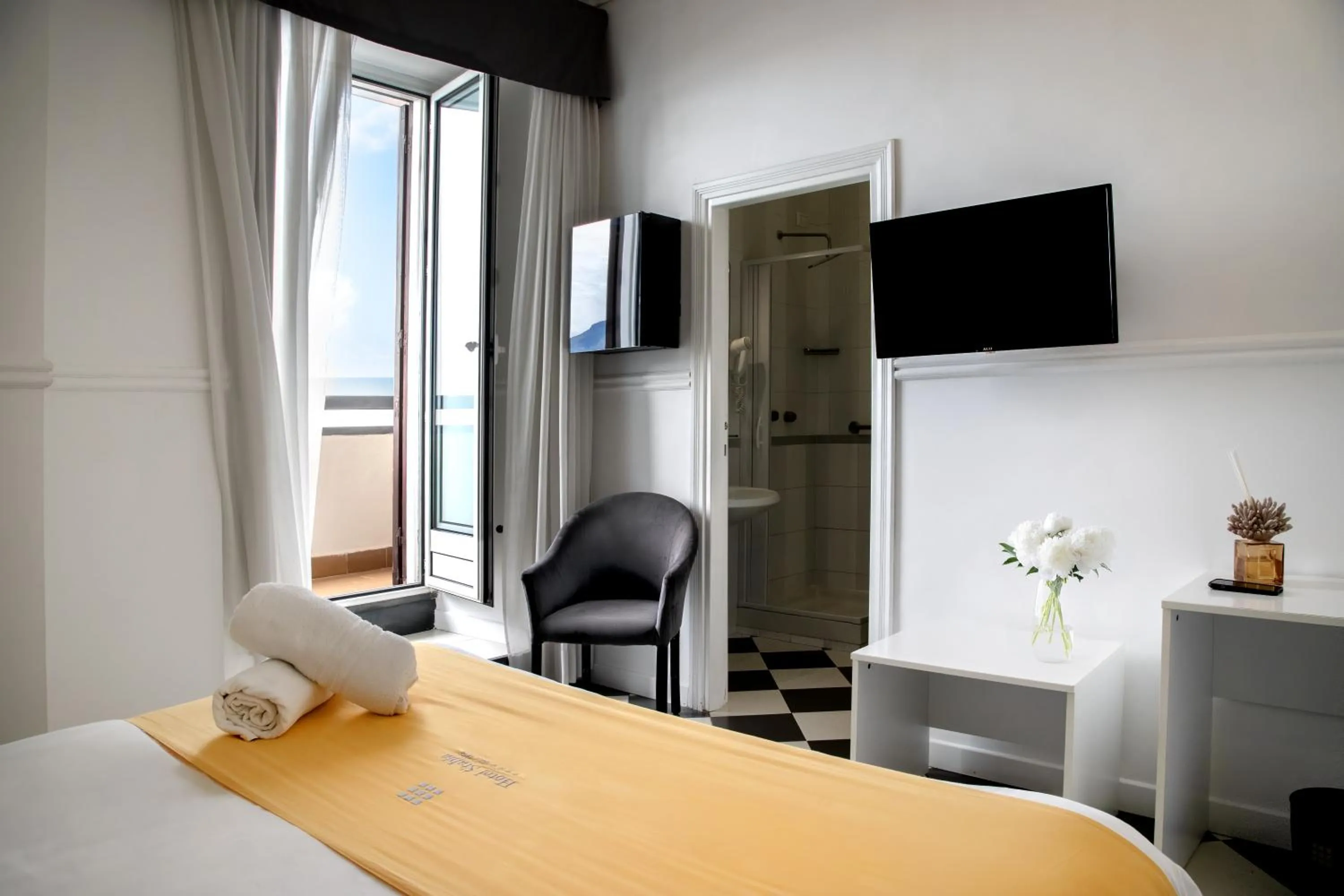 Bed in Hotel Stabia