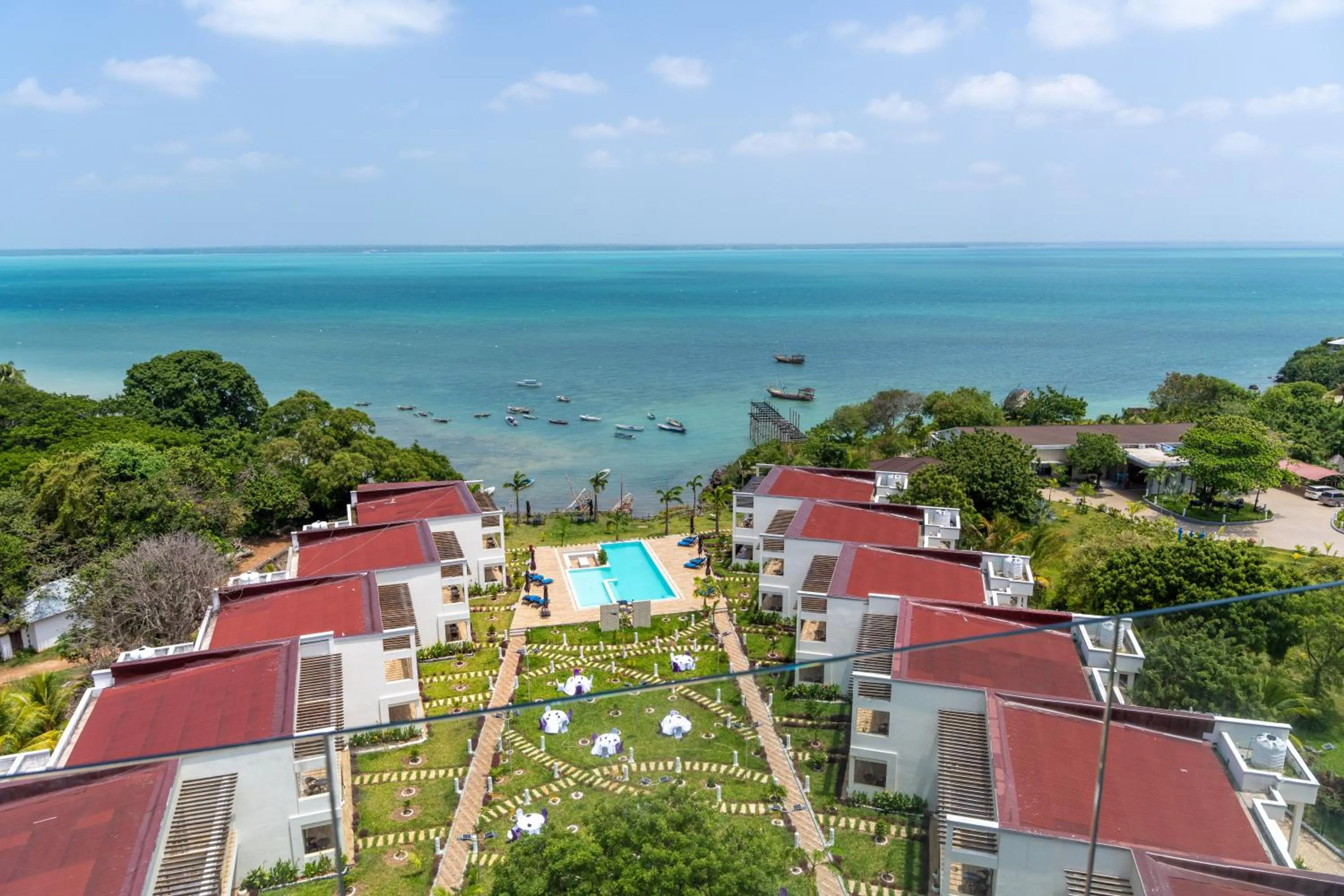 Bird's eye view in Blue Ocean Resort & Residences